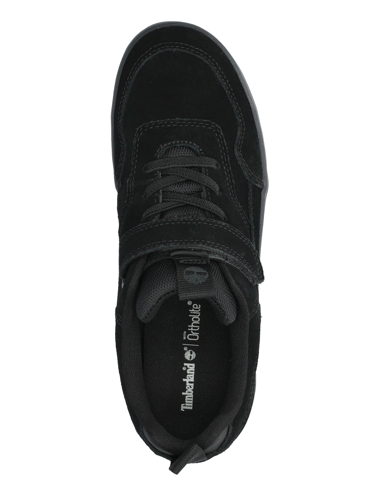 Timberland - LOW HOOK & LOOP SNEAKER - niedriger schnitt - blksuede wblk - 3