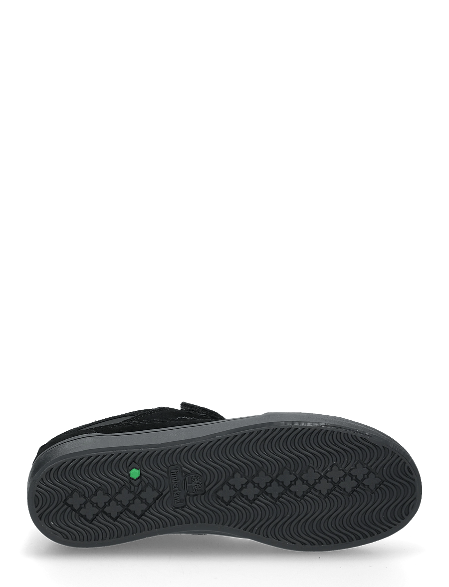 Timberland - LOW HOOK & LOOP SNEAKER - niedriger schnitt - blksuede wblk - 4