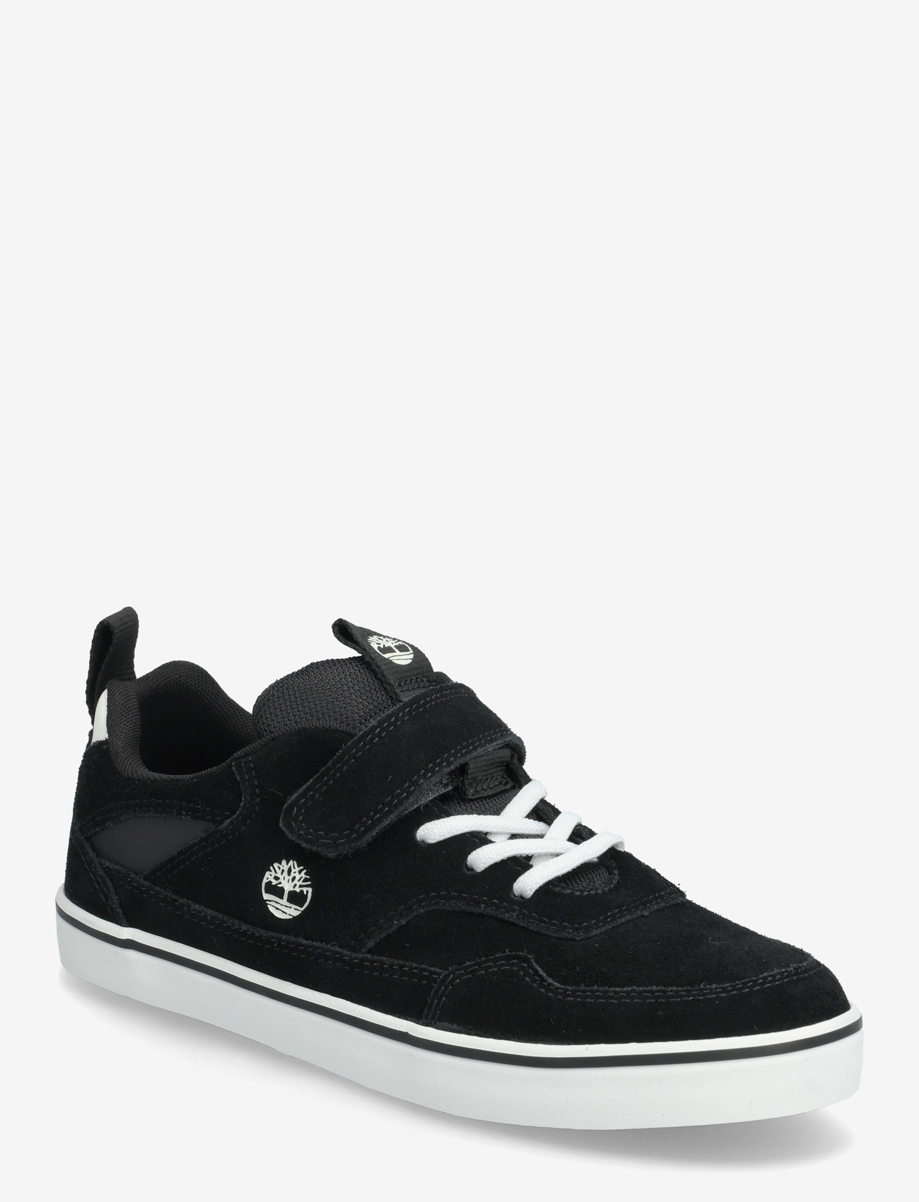 Timberland - STONE JUMP LOW HOOK & LOOP SNEAKER BLACK SUEDE - low tops - black - 0