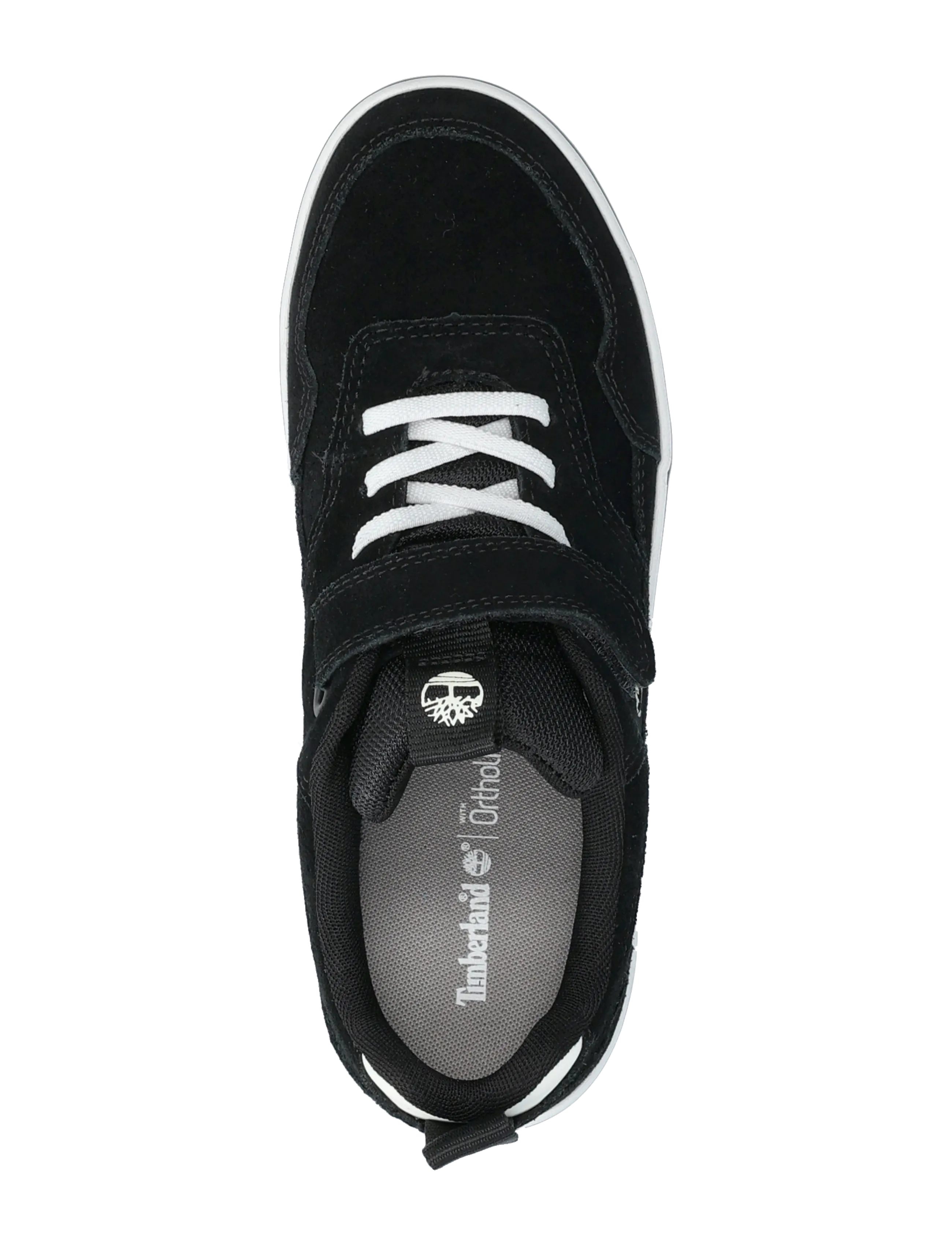 Timberland - STONE JUMP LOW HOOK & LOOP SNEAKER BLACK SUEDE - black - 3