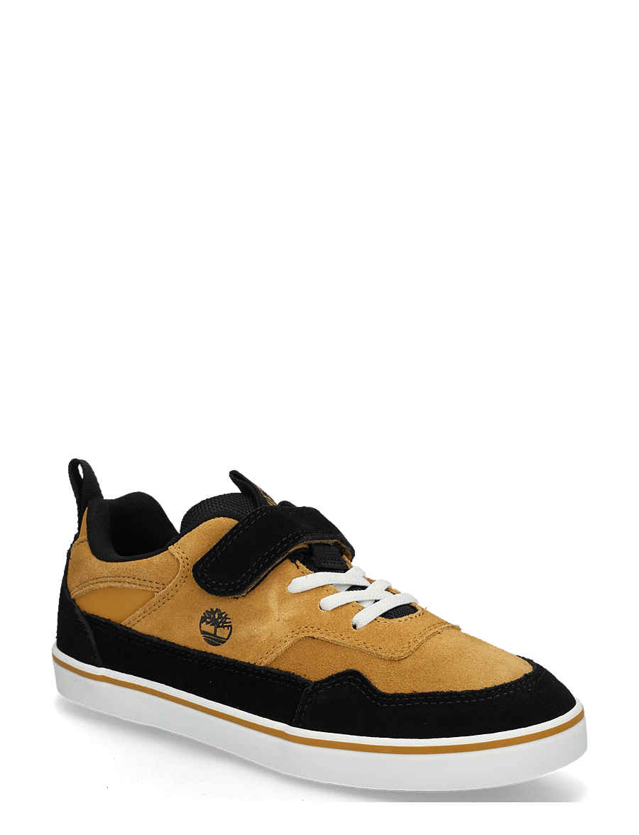 Timberland - LOW HOOK & LOOP SNEAKER - niedriger schnitt - wht suede - 0