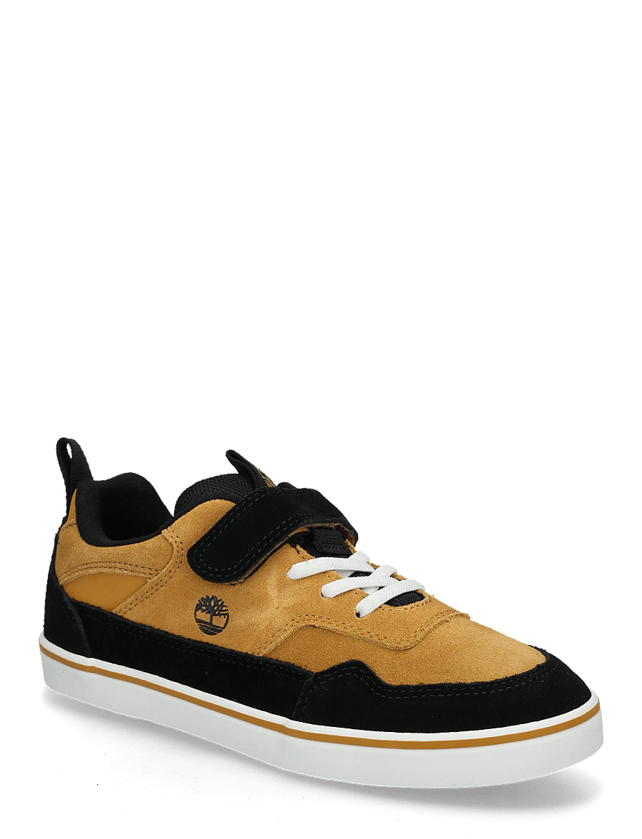 Timberland - LOW HOOK & LOOP SNEAKER - niedriger schnitt - wht suede - 0
