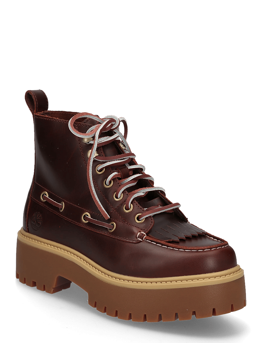 Timberland - MID LACE UP BOOT - snørestøvler - bur f grain - 0