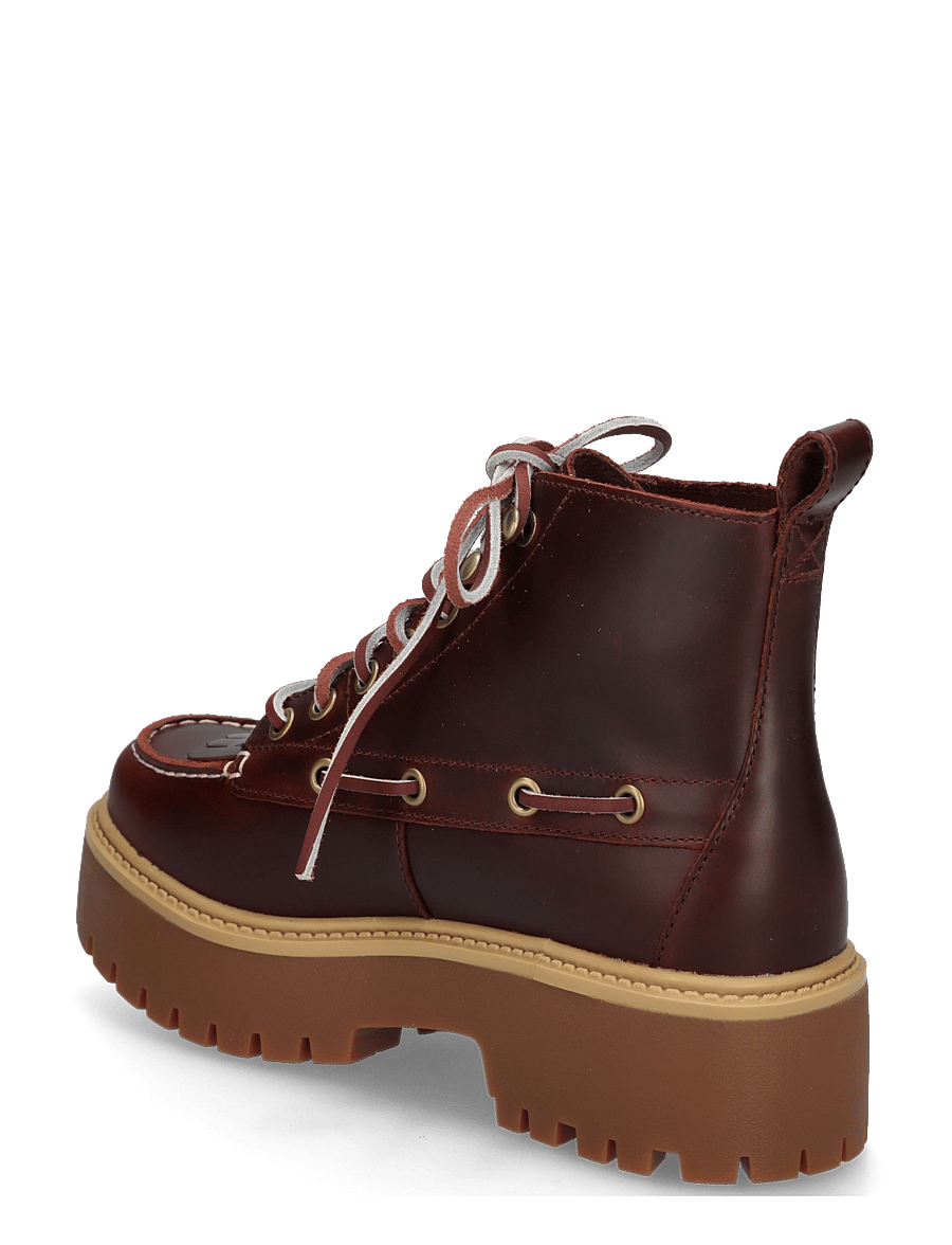 Timberland - MID LACE UP BOOT - geschnürte stiefel - bur f grain - 1