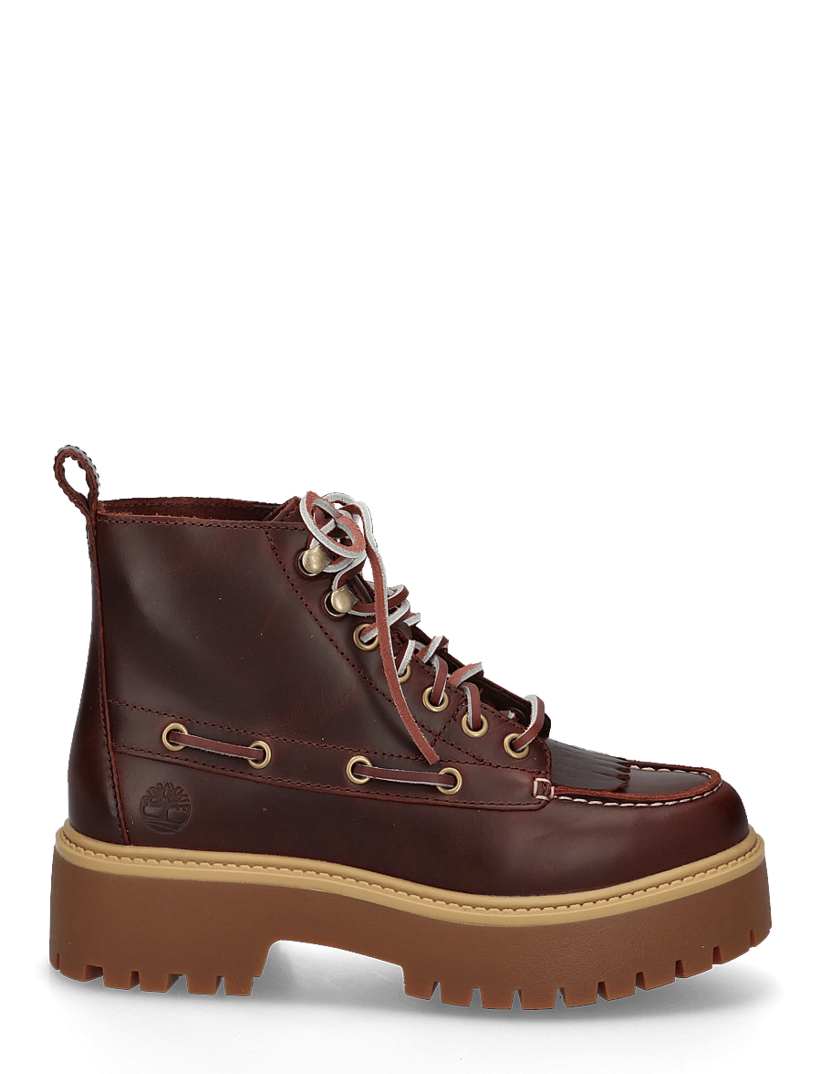 Timberland - MID LACE UP BOOT - snørestøvler - bur f grain - 2