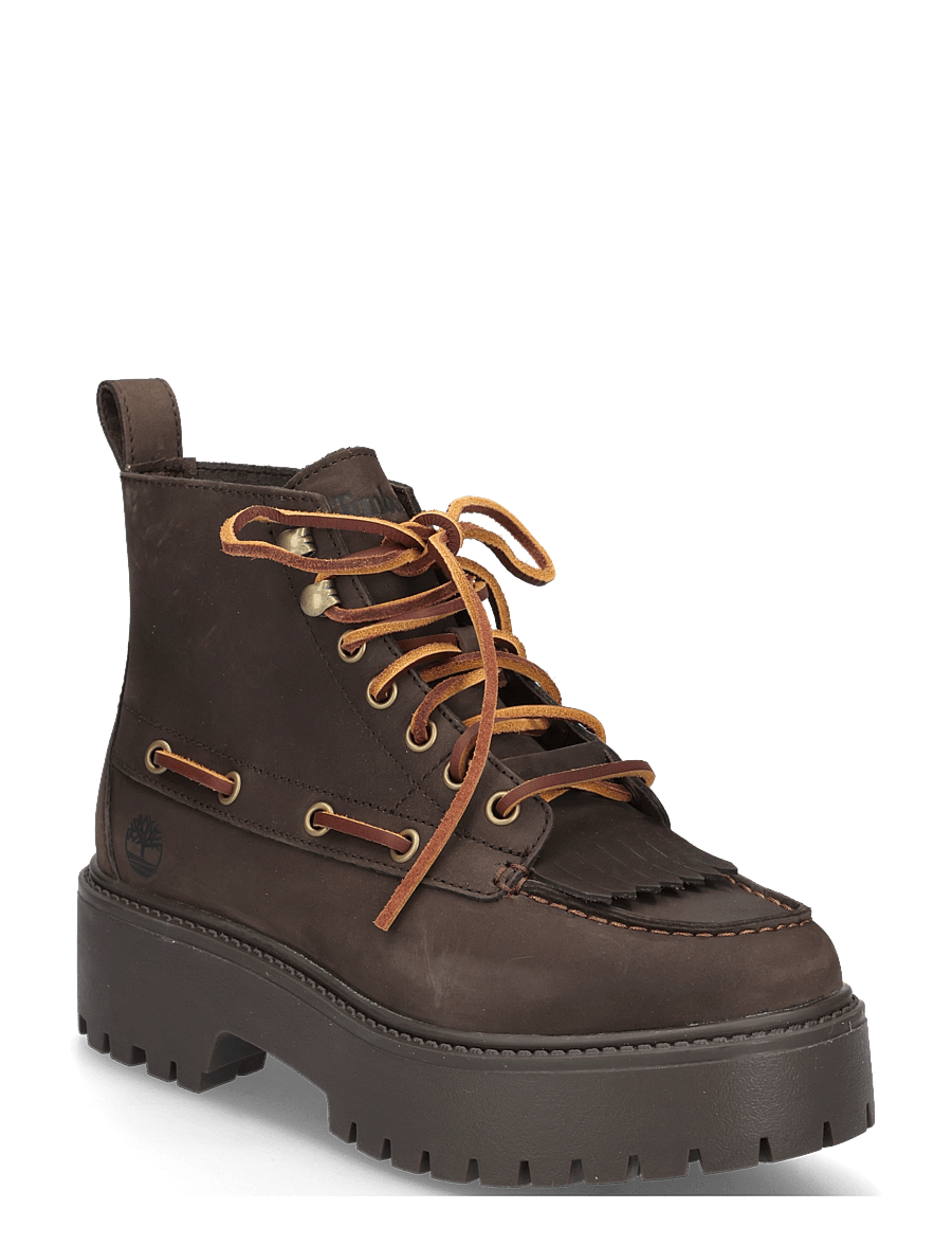 Timberland - MID LACE UP BOOT - geschnürte stiefel - dk brn nubuck - 0