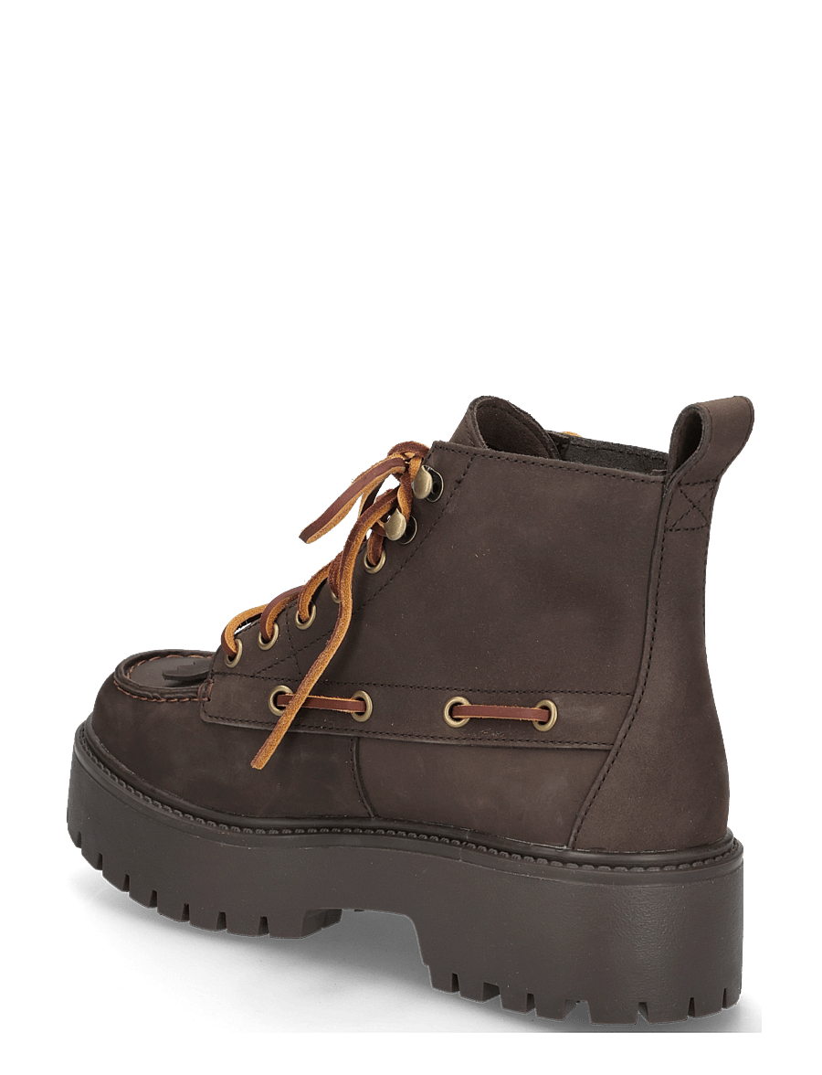 Timberland - MID LACE UP BOOT - geschnürte stiefel - dk brn nubuck - 1