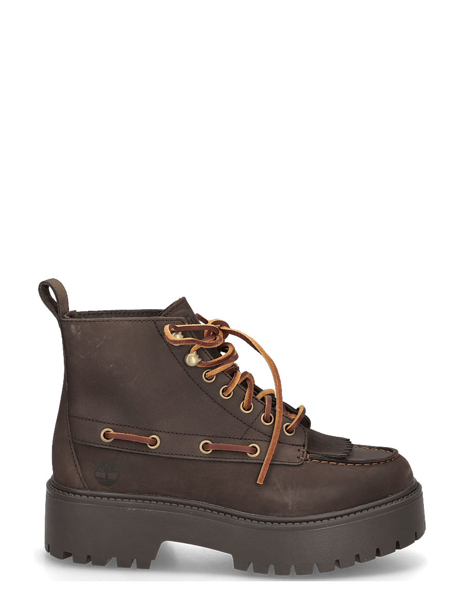 Timberland - MID LACE UP BOOT - geschnürte stiefel - dk brn nubuck - 2