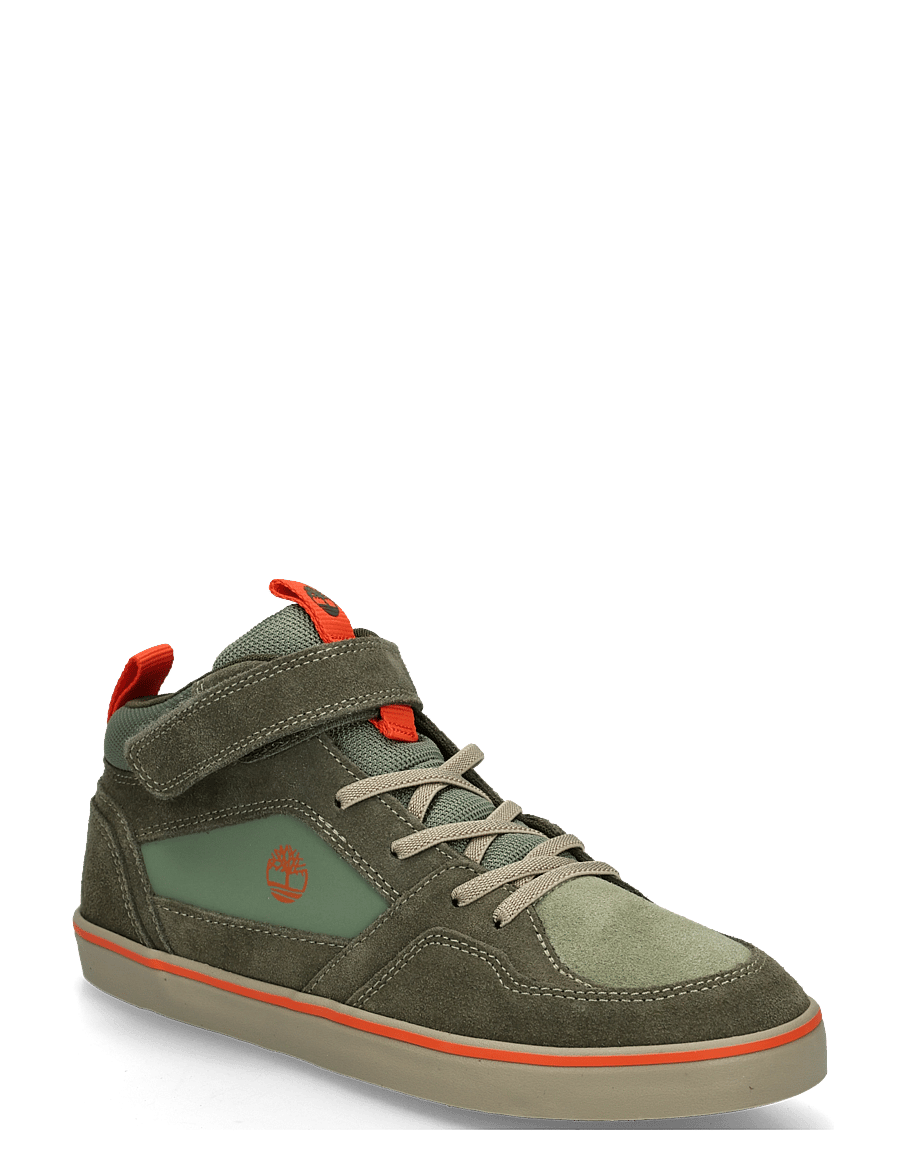 Timberland - MID HOOK & LOOP SNEAKER - madala säärega tossud - ltgrnsde wdkgrn - 0