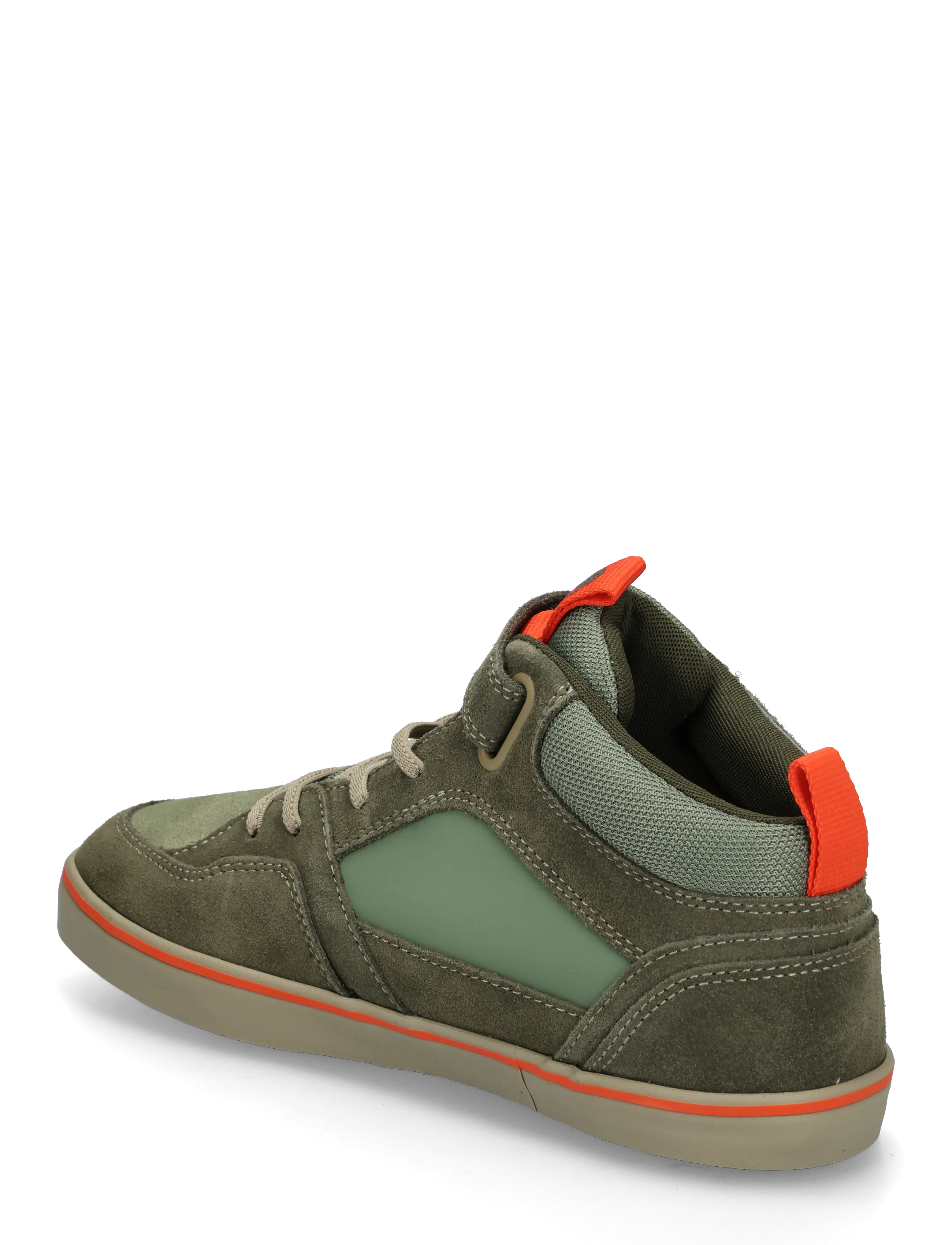 Timberland - MID HOOK & LOOP SNEAKER - hoher schnitt - ltgrnsde wdkgrn - 1
