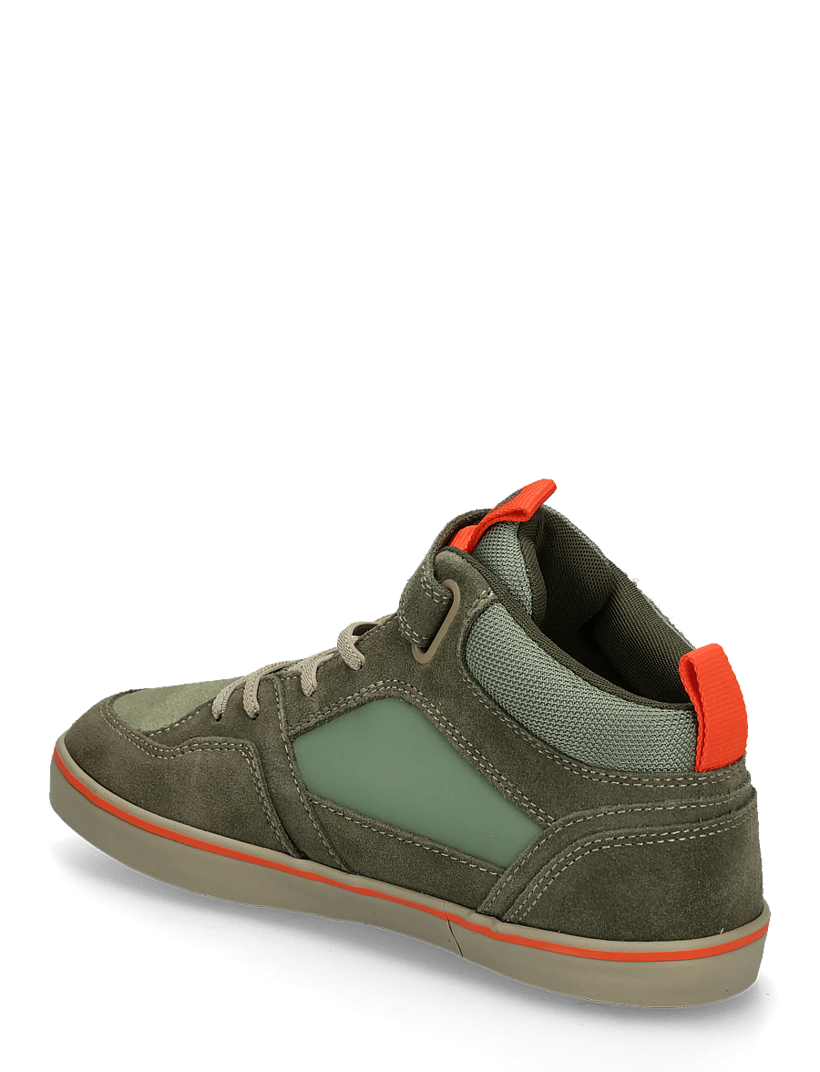 Timberland - MID HOOK & LOOP SNEAKER - hoher schnitt - ltgrnsde wdkgrn - 1