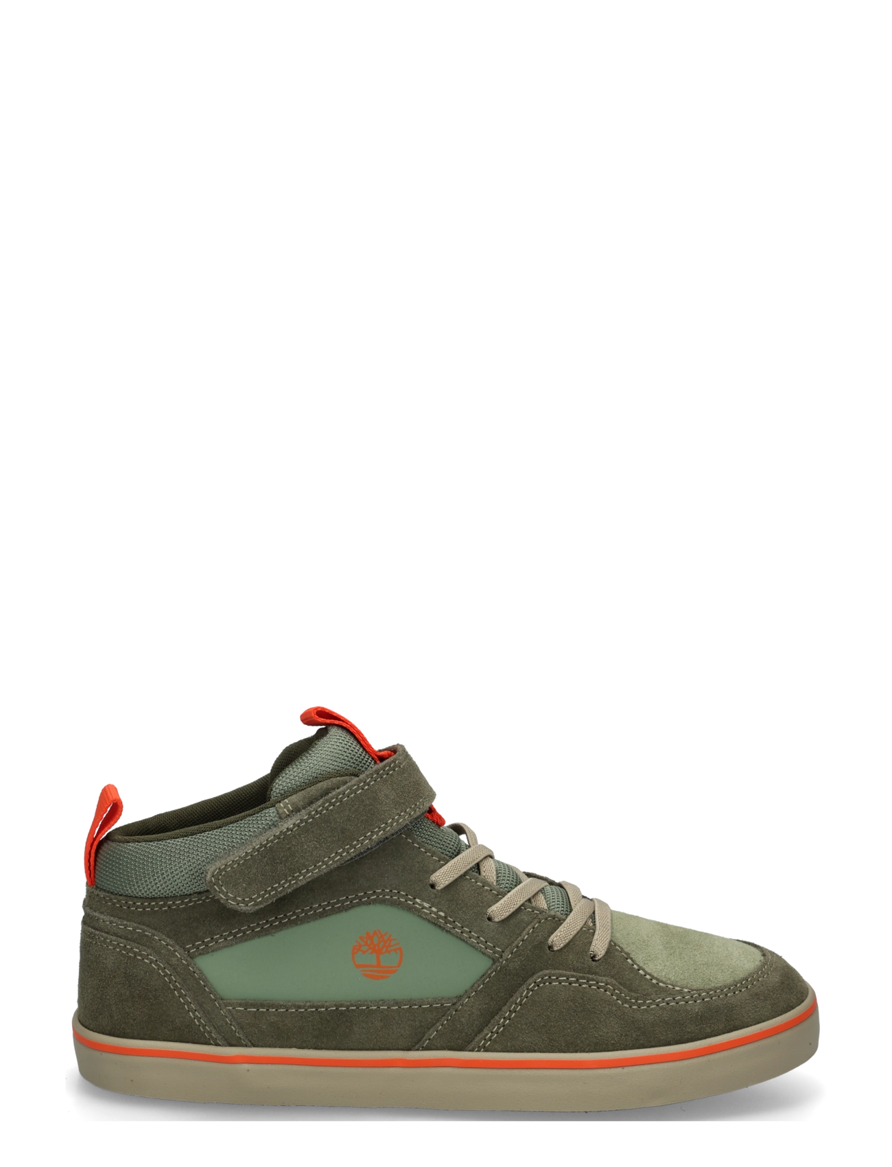 Timberland - MID HOOK & LOOP SNEAKER - madala säärega tossud - ltgrnsde wdkgrn - 2