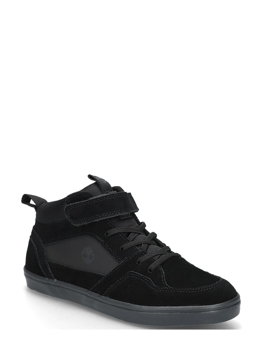 Timberland - MID HOOK & LOOP SNEAKER - madala säärega tossud - blksuede wblk - 0