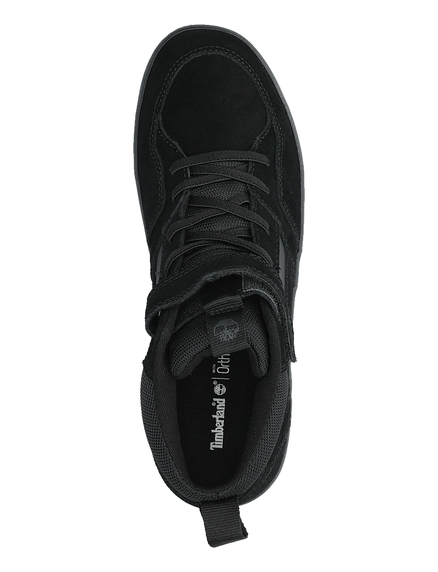 Timberland - MID HOOK & LOOP SNEAKER - madala säärega tossud - blksuede wblk - 2