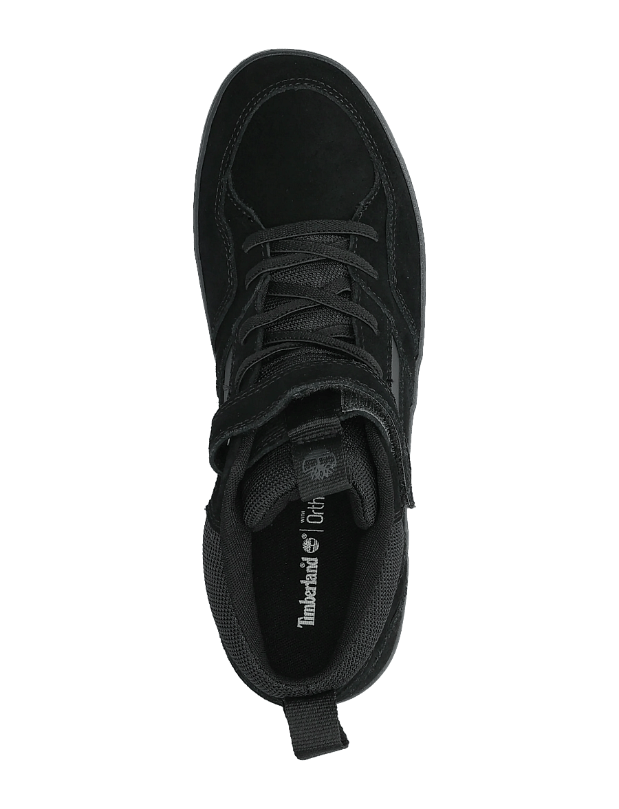 Timberland - MID HOOK & LOOP SNEAKER - hoher schnitt - blksuede wblk - 2