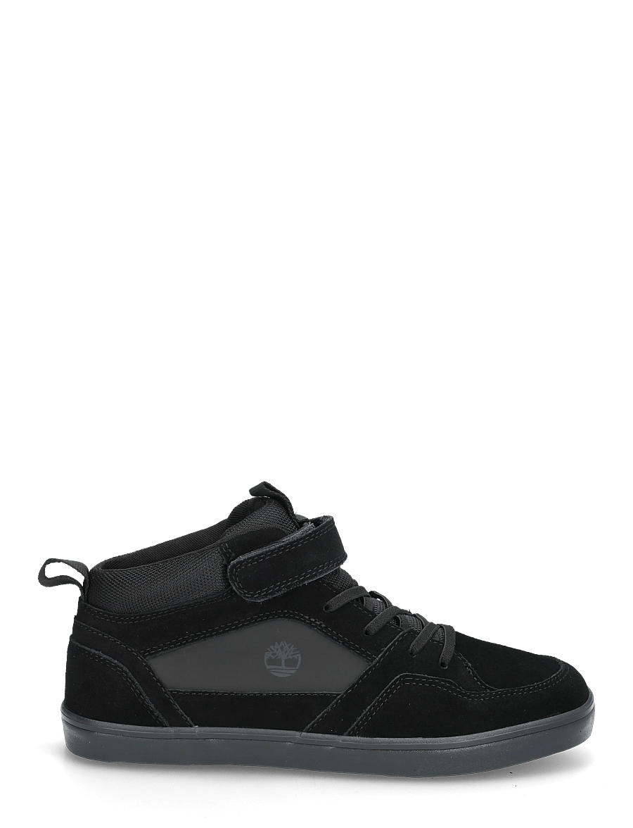 Timberland - MID HOOK & LOOP SNEAKER - hoher schnitt - blksuede wblk - 3