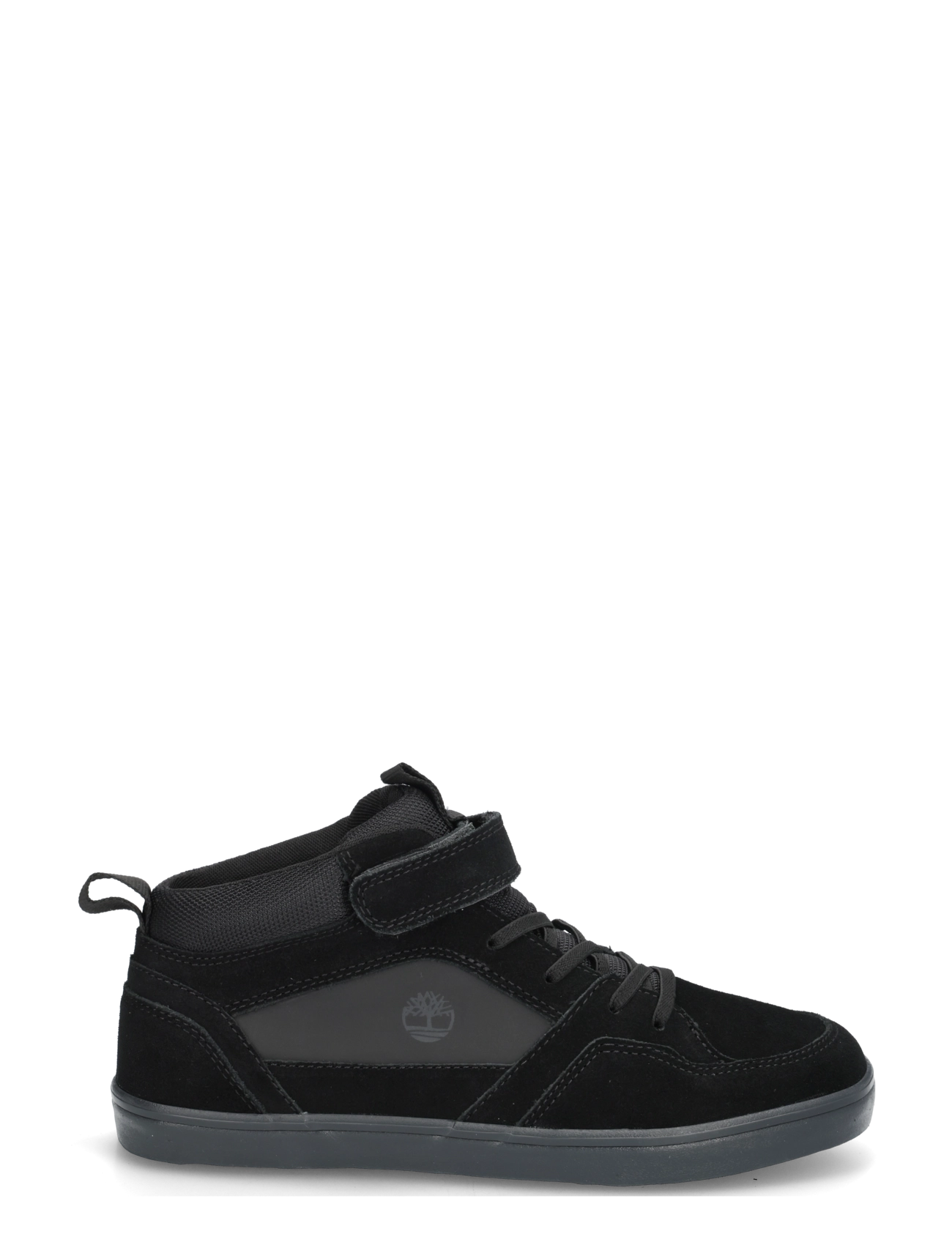 Timberland - MID HOOK & LOOP SNEAKER - high tops - blksuede wblk - 3