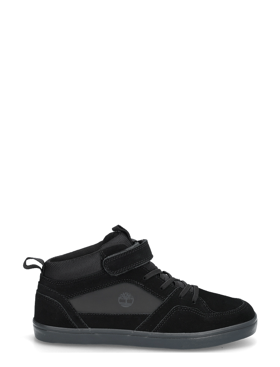 Timberland - MID HOOK & LOOP SNEAKER - madala säärega tossud - blksuede wblk - 3
