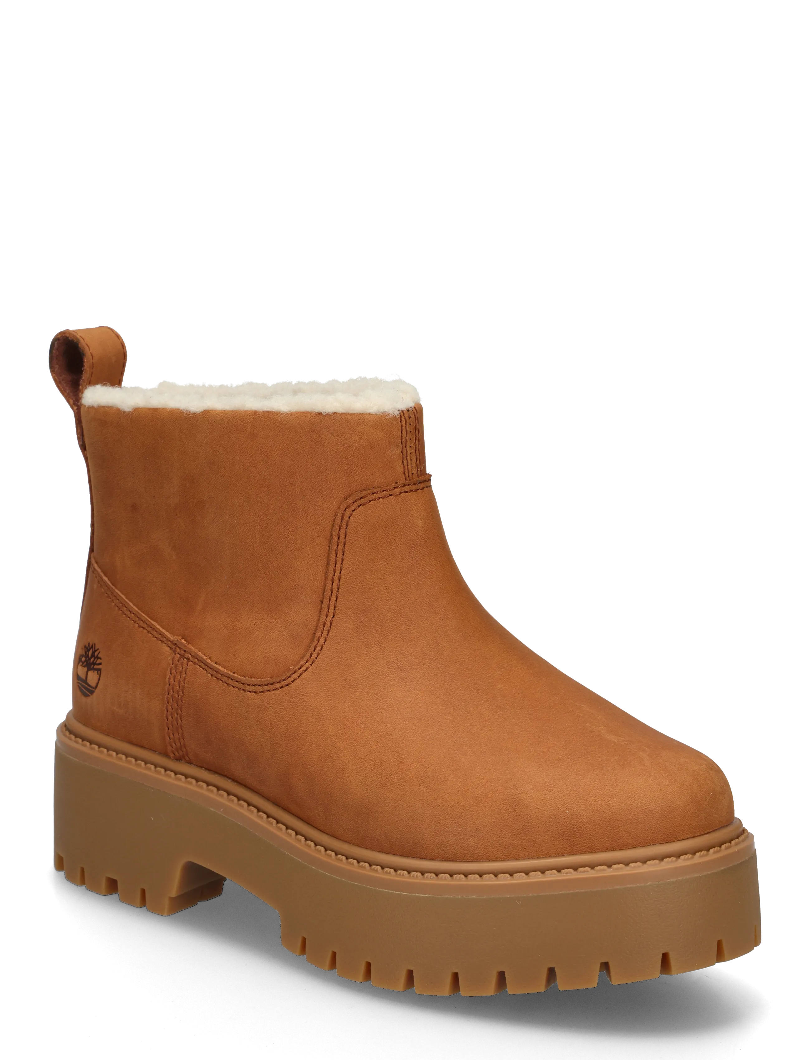Timberland MID WARM LINED BOOT - Boots - RST NUBUCK / brown