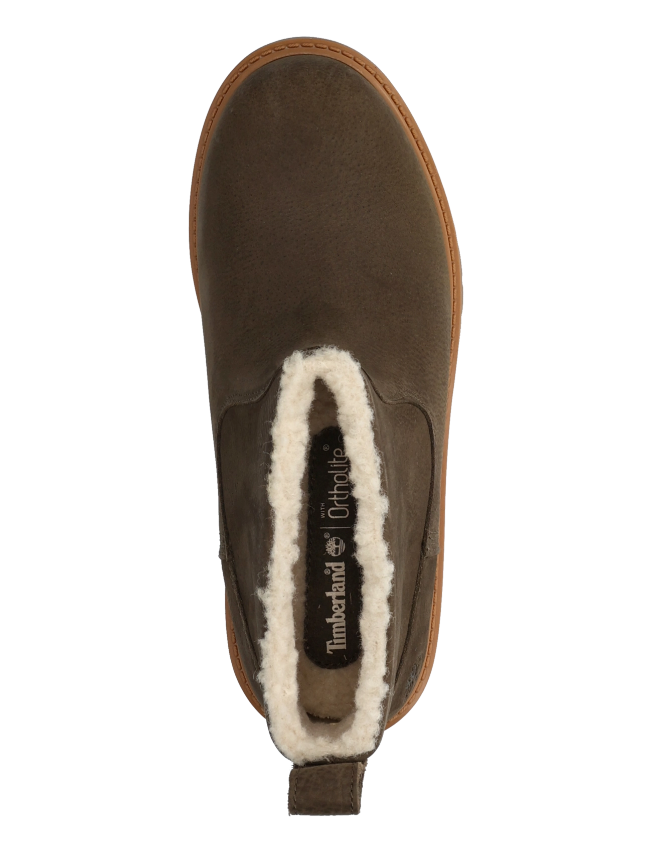 Timberland - MID WARM LINED BOOT - platta ankelboots - dk brn f grain - 3