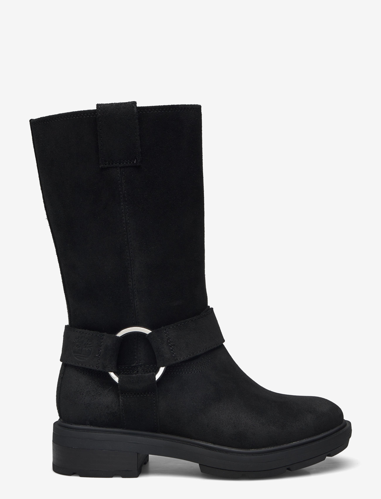 Timberland - Brimfield TALL PULL ON BOOT BLACK SUEDE - flat ankle boots - black suede - 1