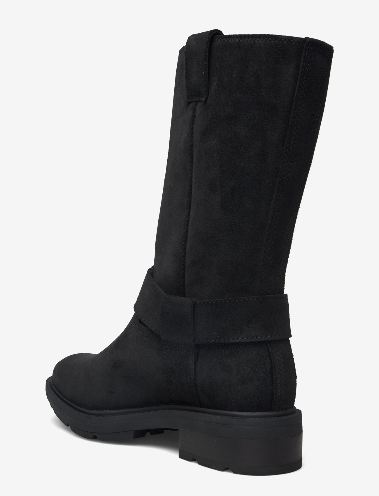 Timberland - Brimfield TALL PULL ON BOOT BLACK SUEDE - flat ankle boots - black suede - 2