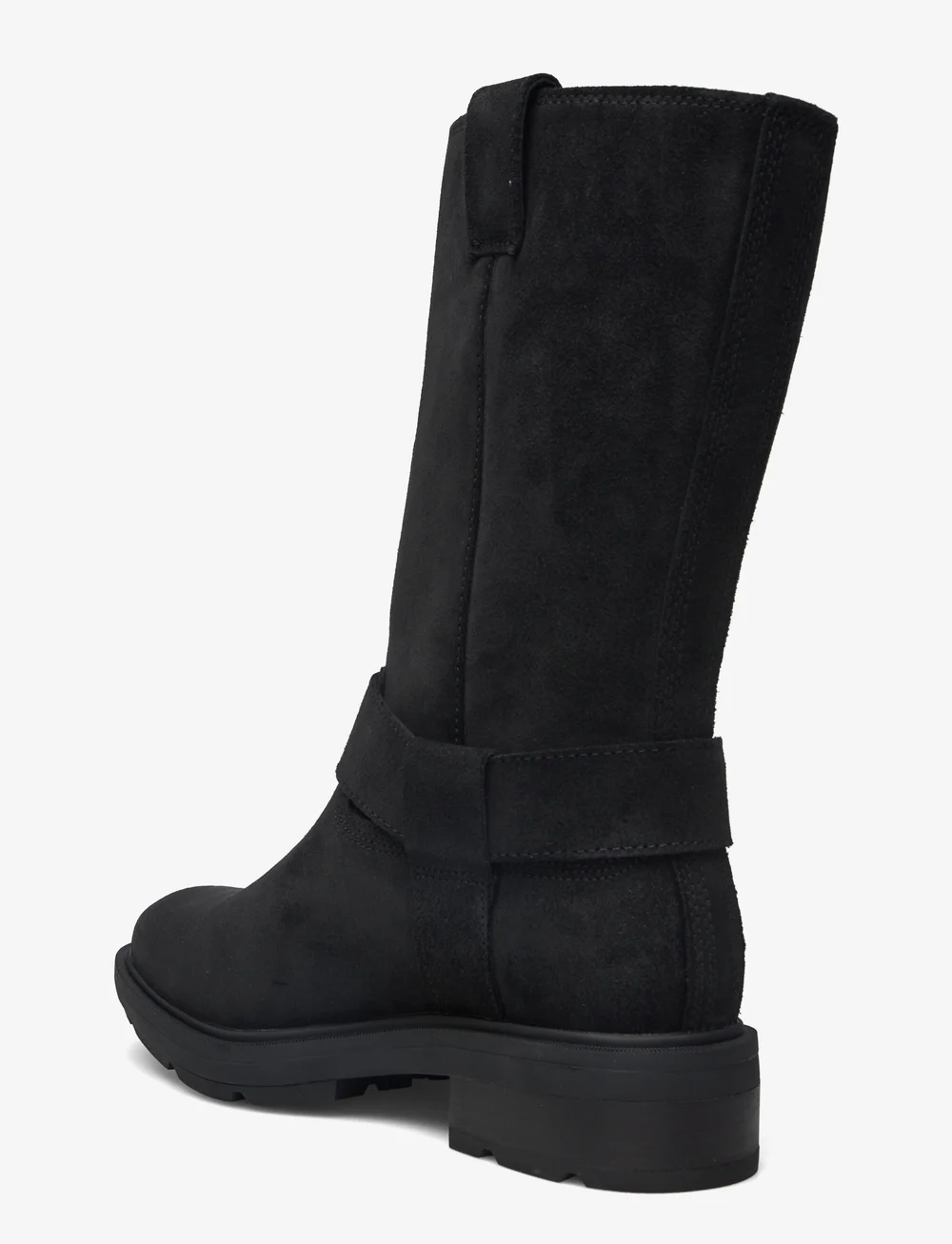 Timberland Brimfield Tall Pull On Boot Black Suede Flache Stiefeletten Boozt
