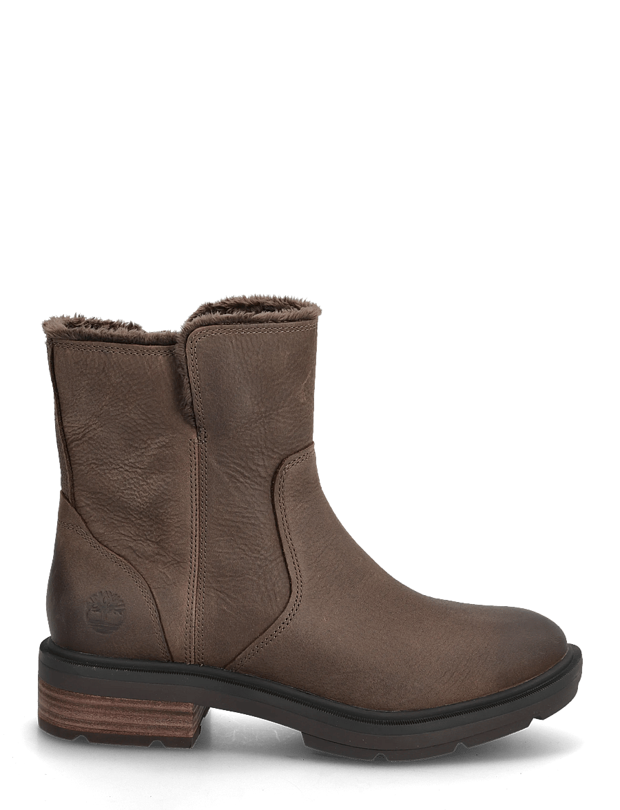 Timberland - MID WARM LINED BOOT - platta ankelboots - md brn f grain - 1