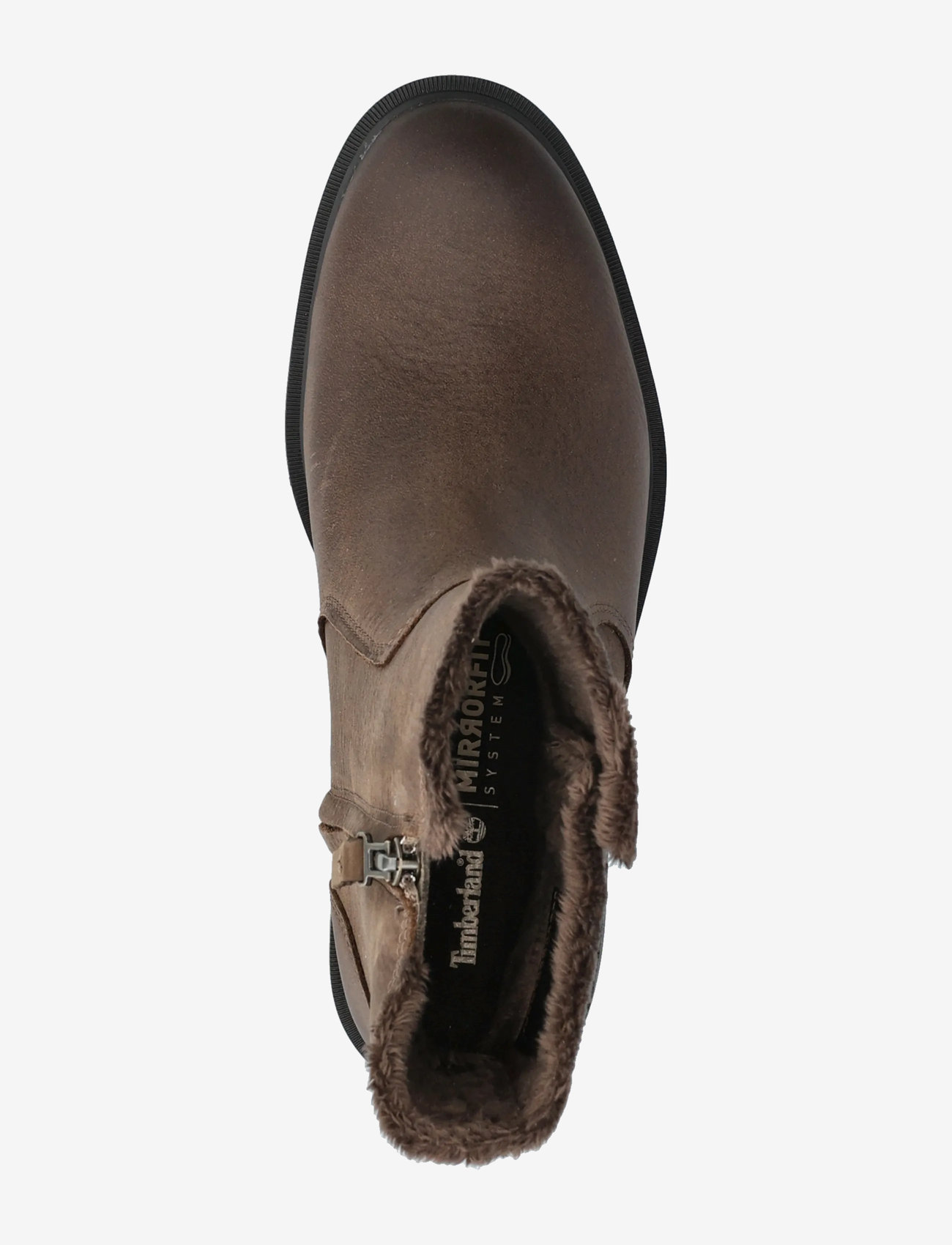 Timberland - MID WARM LINED BOOT - flade ankelstøvler - md brn f grain - 3