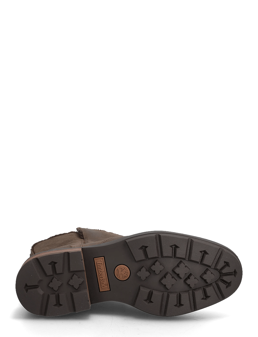 Timberland - MID WARM LINED BOOT - platta ankelboots - md brn f grain - 4