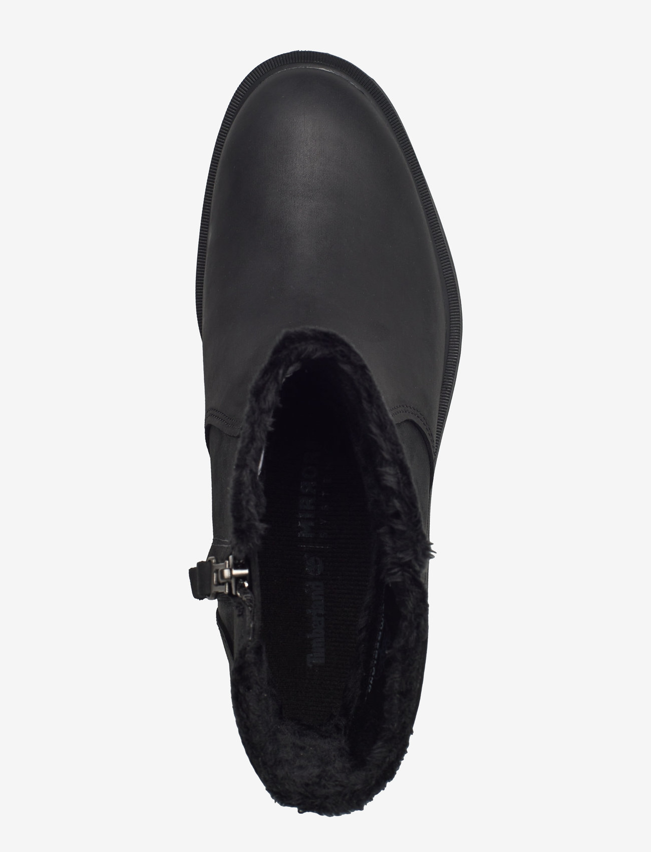 Timberland - MID WARM LINED BOOT - platta ankelboots - blk full grain - 3