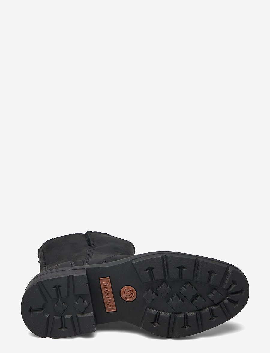 Timberland - MID WARM LINED BOOT - platta ankelboots - blk full grain - 4