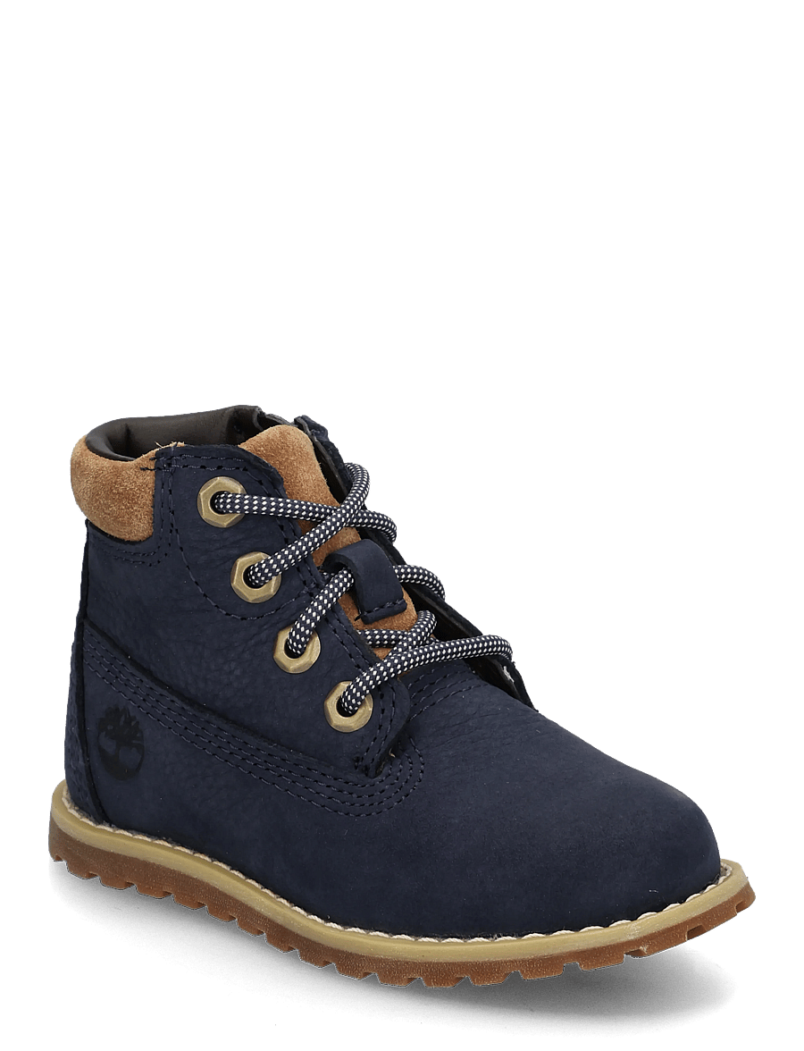 Timberland - MID LACE UP WITH ZIP BOOT - winterstiefel - dark blue - 0