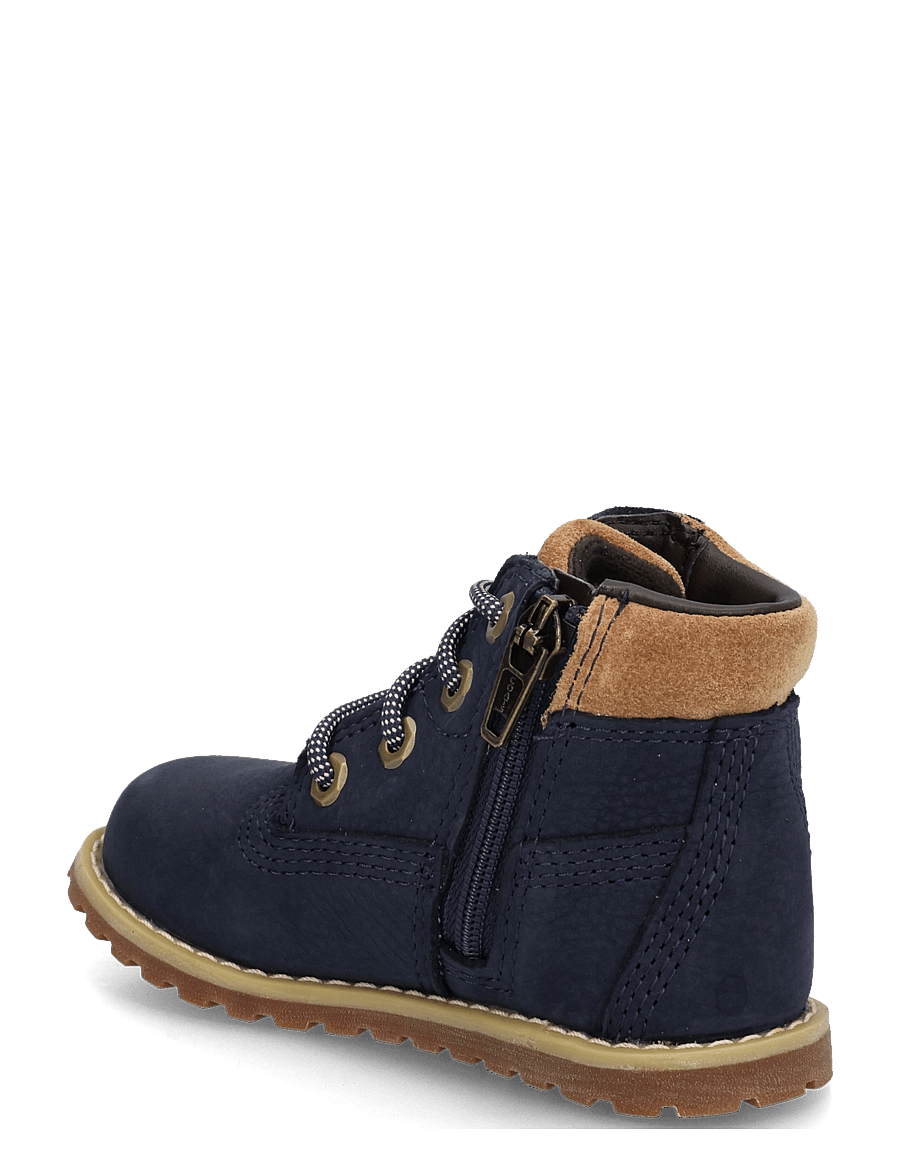 Timberland - MID LACE UP WITH ZIP BOOT - winterstiefel - dark blue - 1