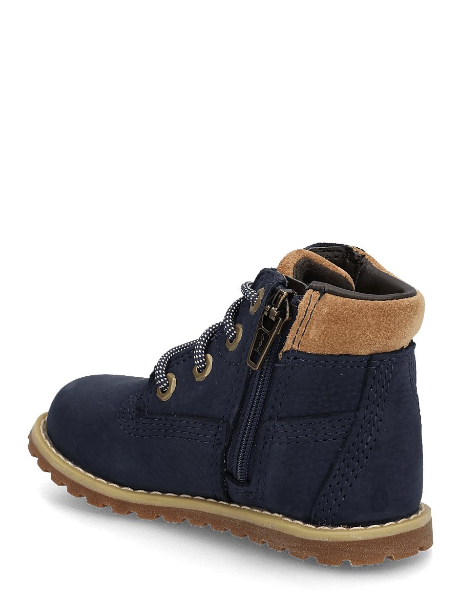 Timberland - MID LACE UP WITH ZIP BOOT - winterstiefel - dark blue - 1