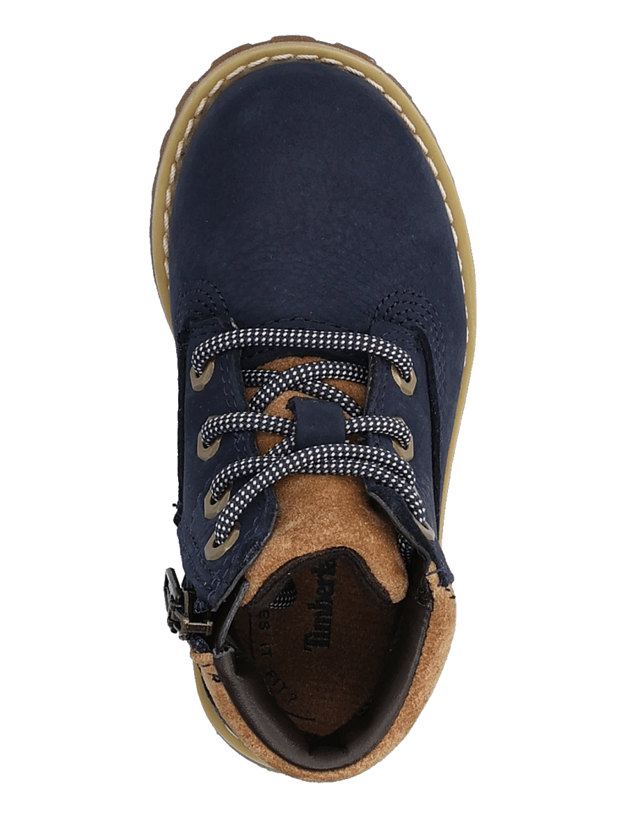 Timberland - MID LACE UP WITH ZIP BOOT - winterstiefel - dark blue - 3