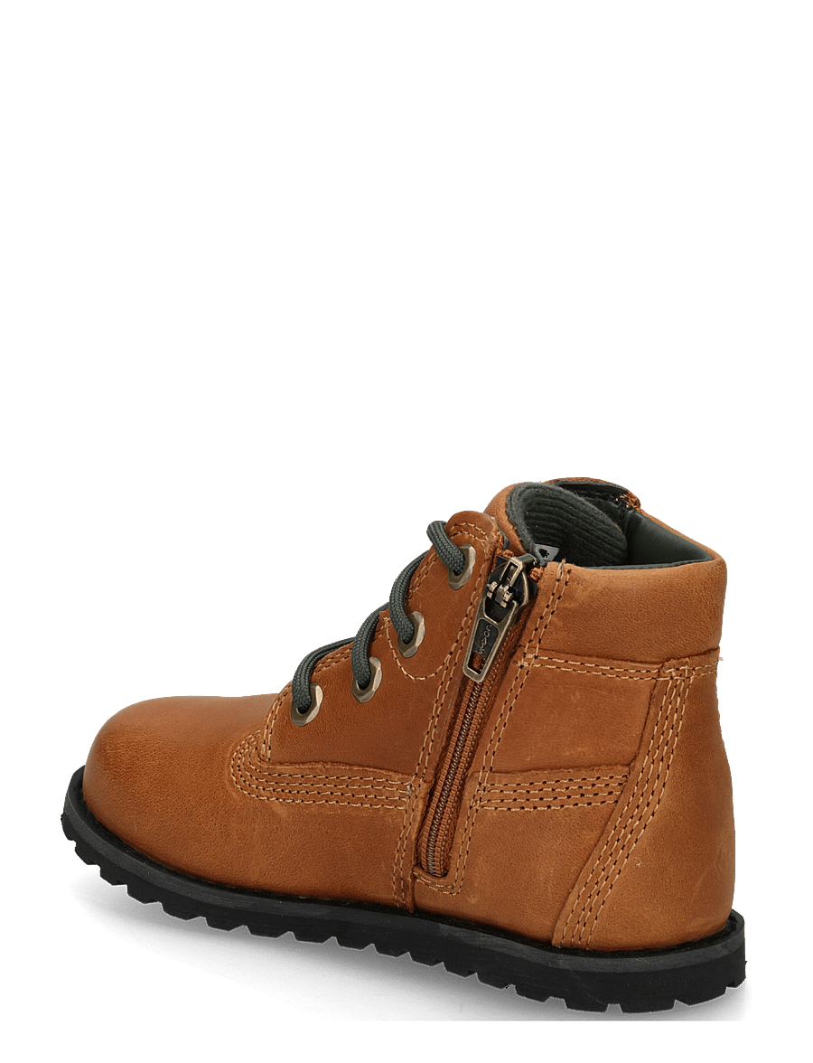 Timberland - MID LACE UP WITH ZIP BOOT - talvesaapad - wheat - 1