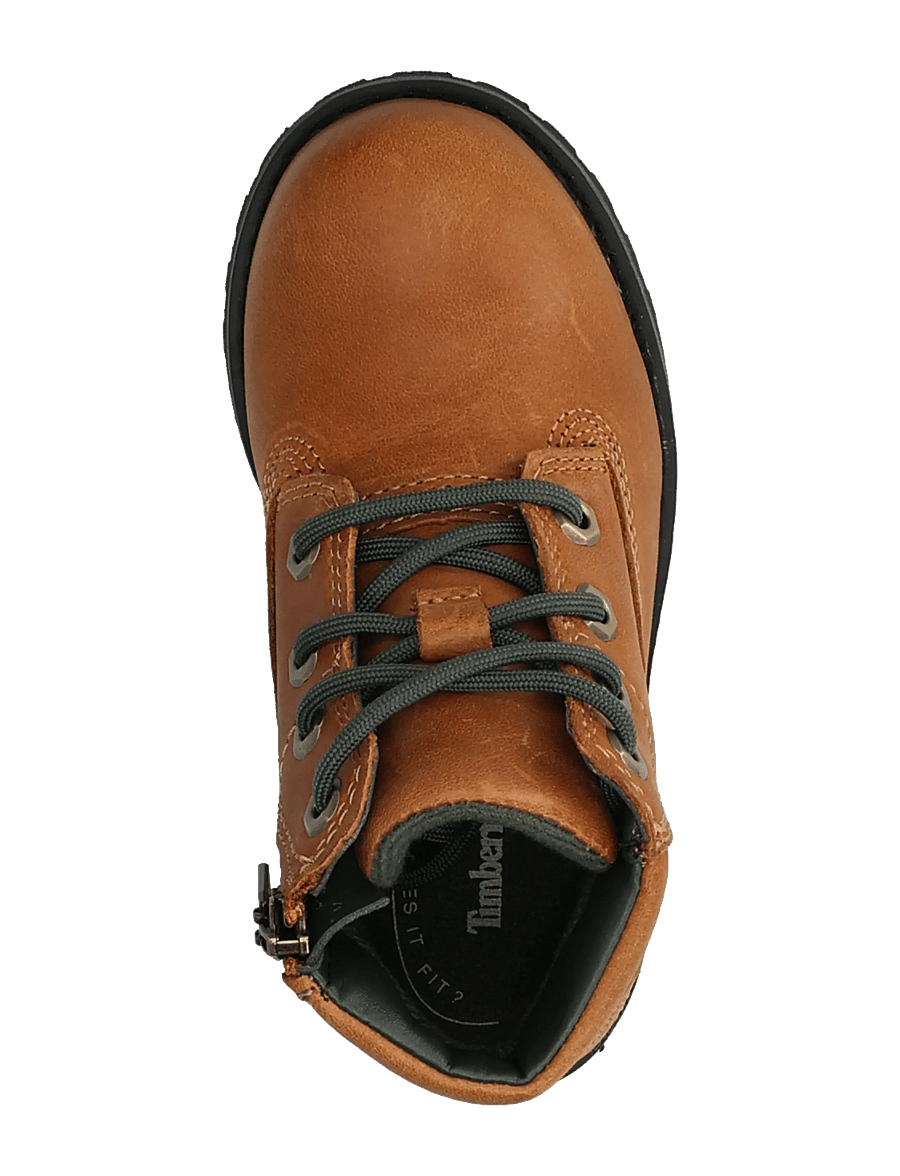 Timberland - MID LACE UP WITH ZIP BOOT - winterstiefel - wheat - 3
