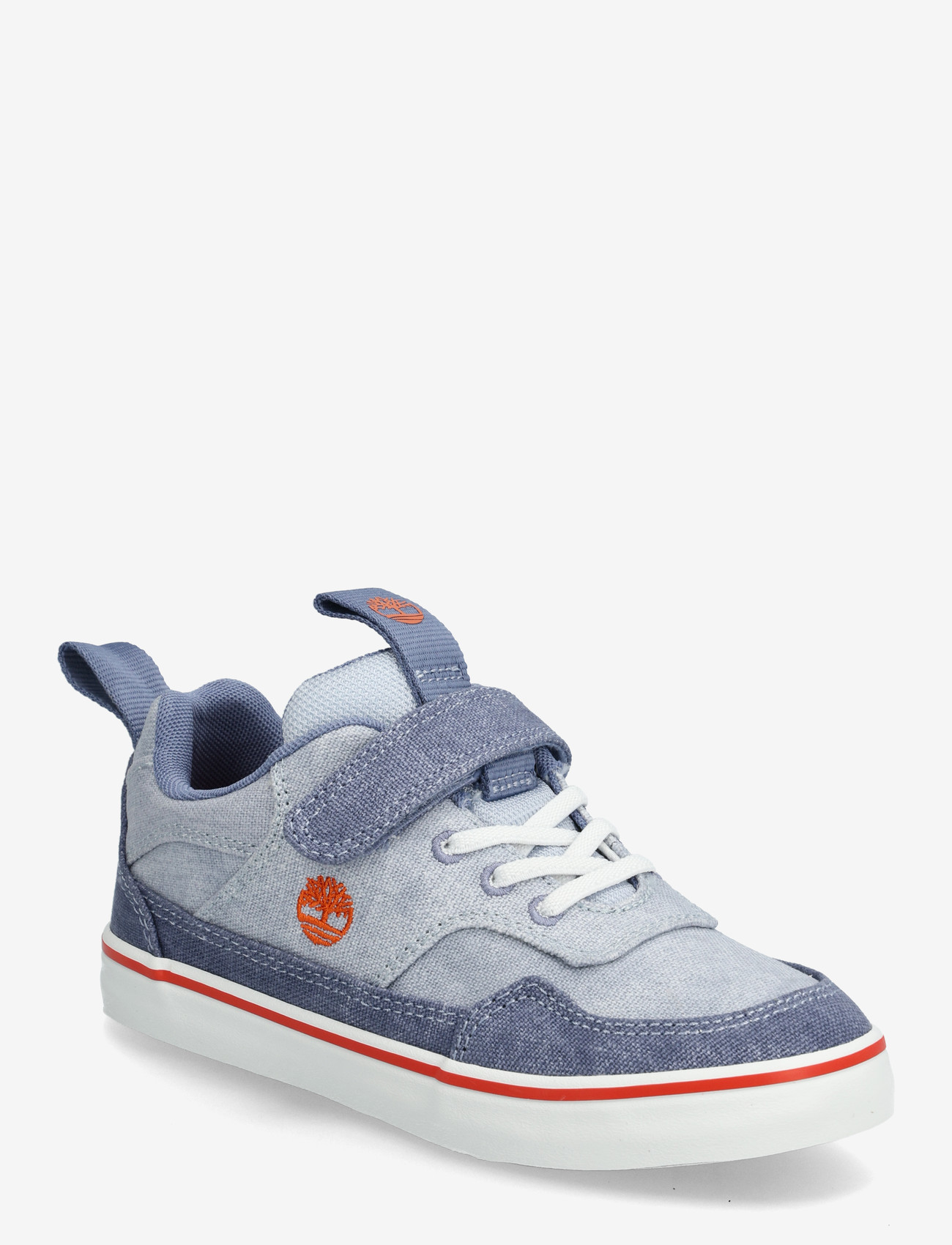 Timberland - STONE JUMP LOW HOOK & LOOP SNEAKER LT BLUE CANVAS - høje sneakers - light blue - 0