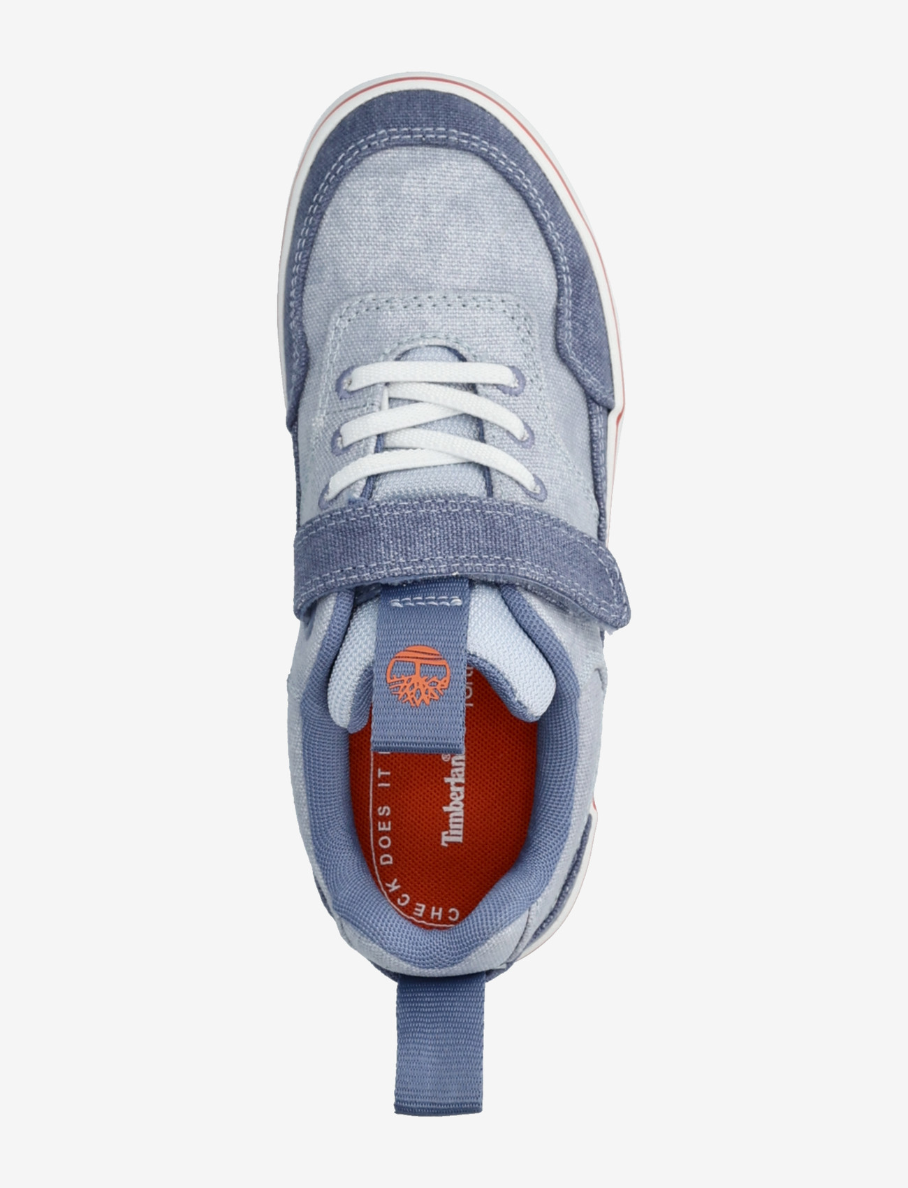 Timberland - STONE JUMP LOW HOOK & LOOP SNEAKER LT BLUE CANVAS - høje sneakers - light blue - 3