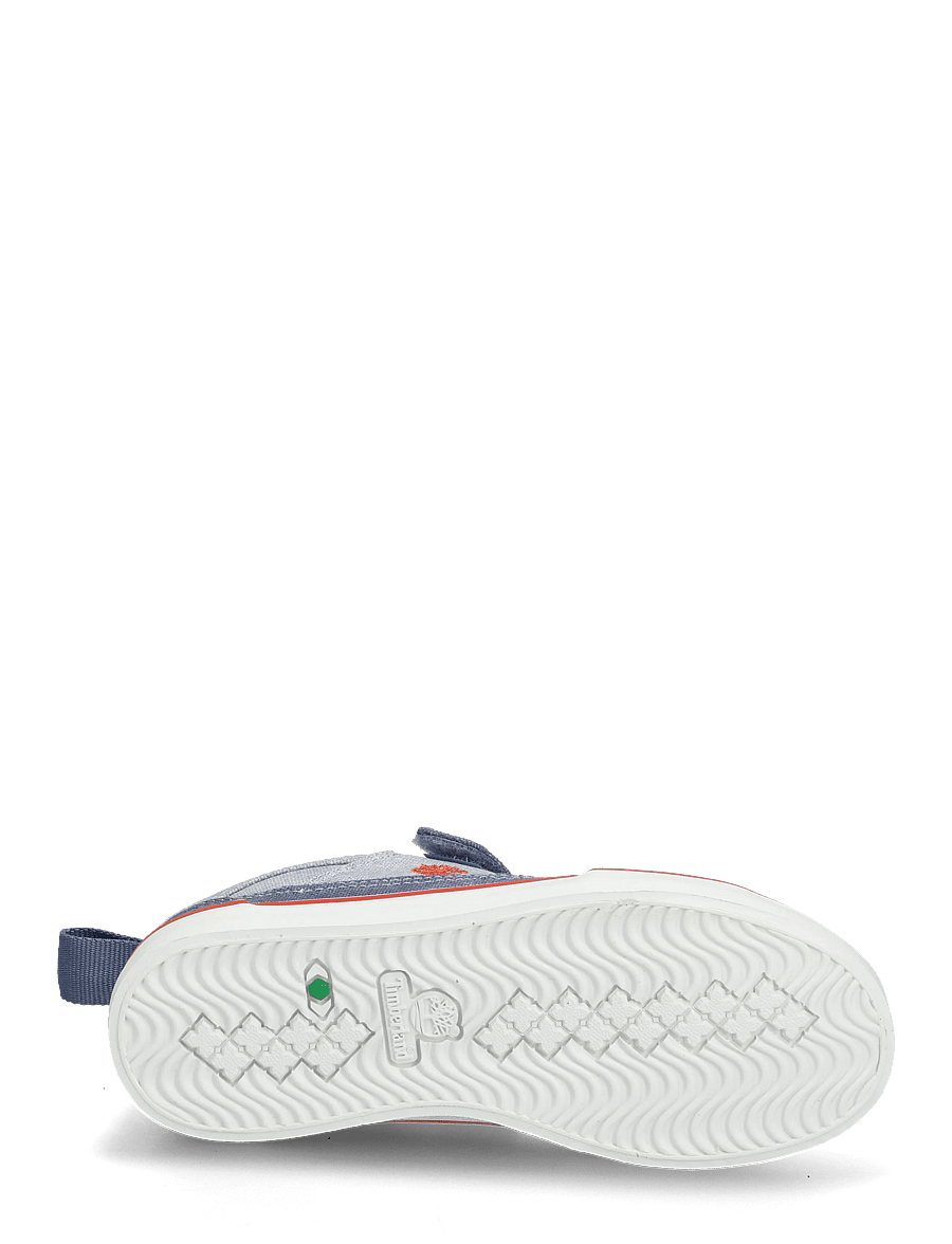 Timberland - STONE JUMP LOW HOOK & LOOP SNEAKER LT BLUE CANVAS - höga sneakers - light blue - 4