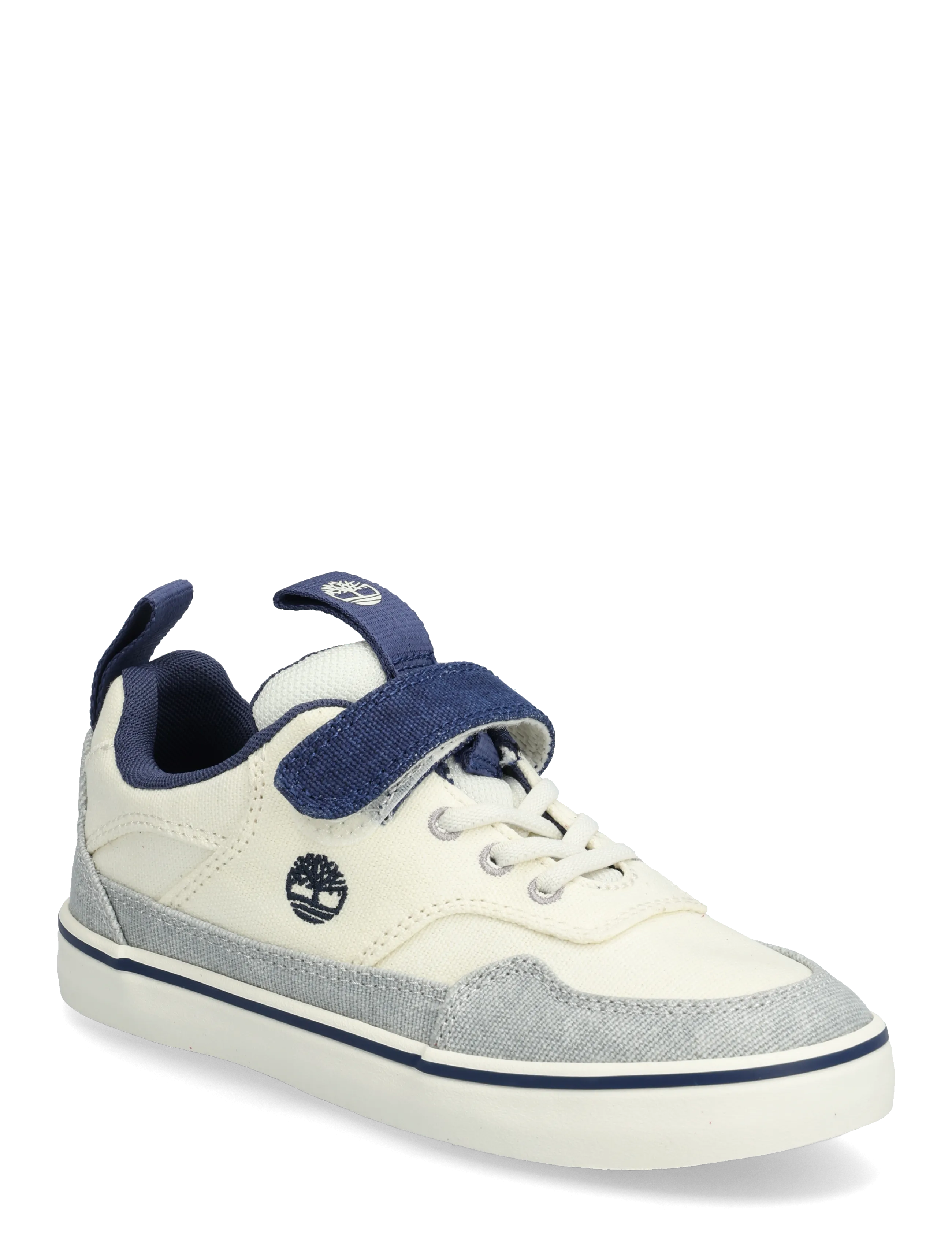 Timberland STONE JUMP LOW HOOK & LOOP SNEAKER NATURAL CANVAS - Kengät - NATURAL / white