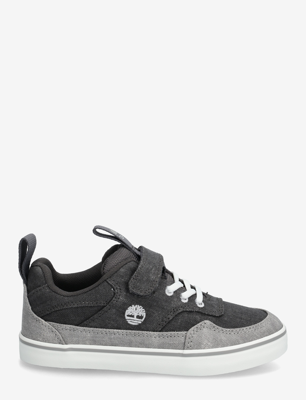 Timberland - STONE JUMP LOW HOOK & LOOP SNEAKER DARK GREY CANVAS - madala säärega tossud - dark grey - 1