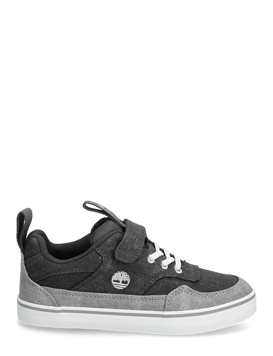 Timberland - STONE JUMP LOW HOOK & LOOP SNEAKER DARK GREY CANVAS - høje sneakers - dark grey - 1