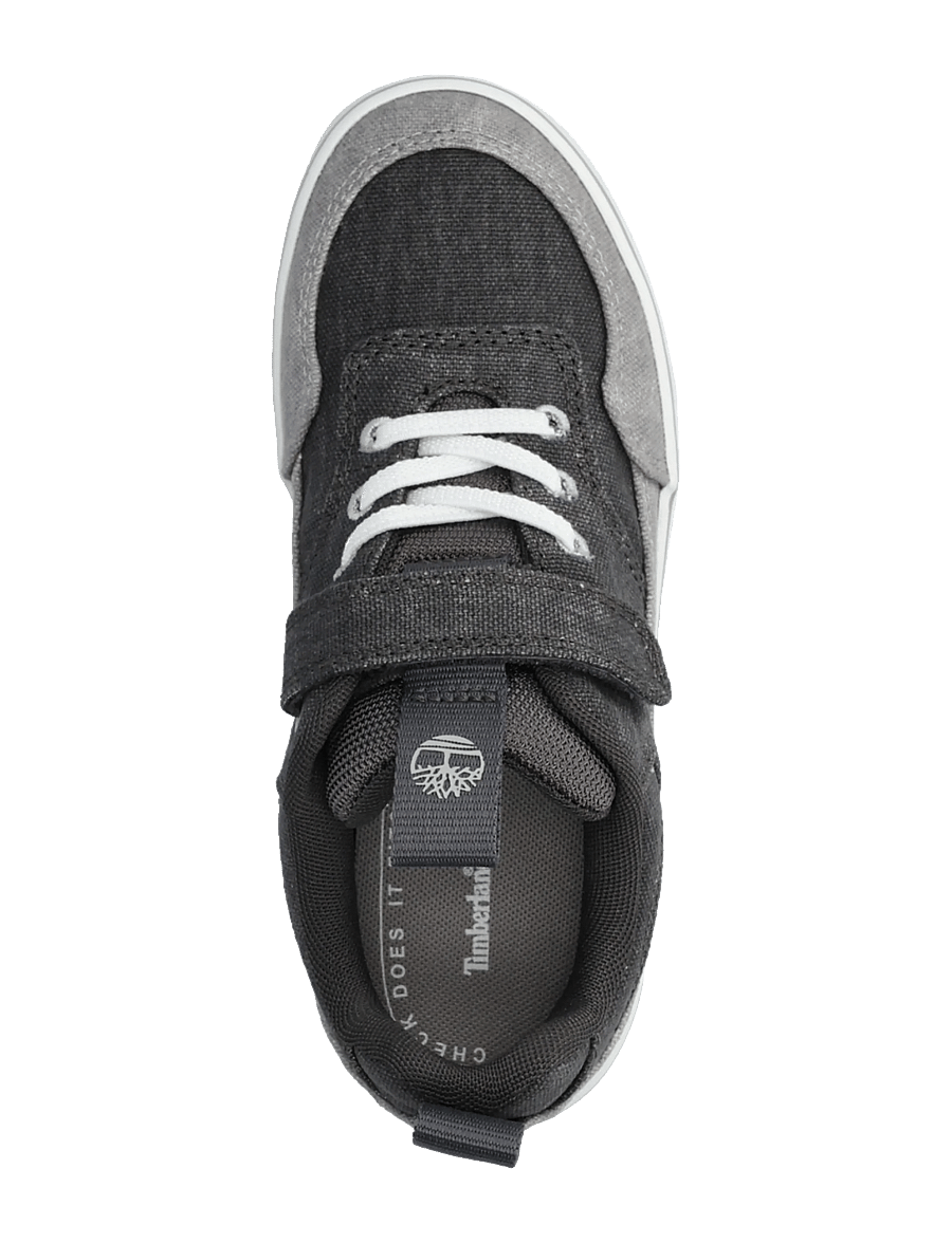 Timberland - STONE JUMP LOW HOOK & LOOP SNEAKER DARK GREY CANVAS - høje sneakers - dark grey - 3