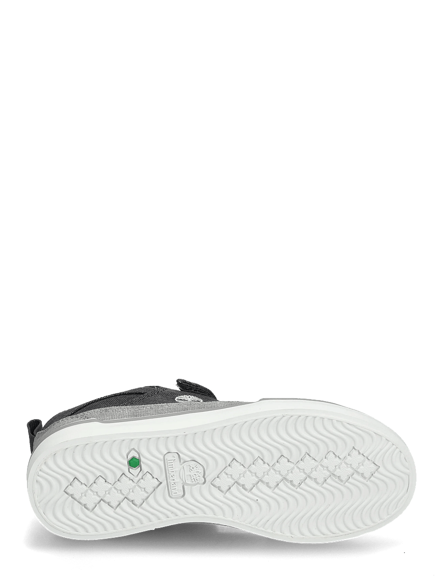 Timberland - STONE JUMP LOW HOOK & LOOP SNEAKER DARK GREY CANVAS - høje sneakers - dark grey - 4