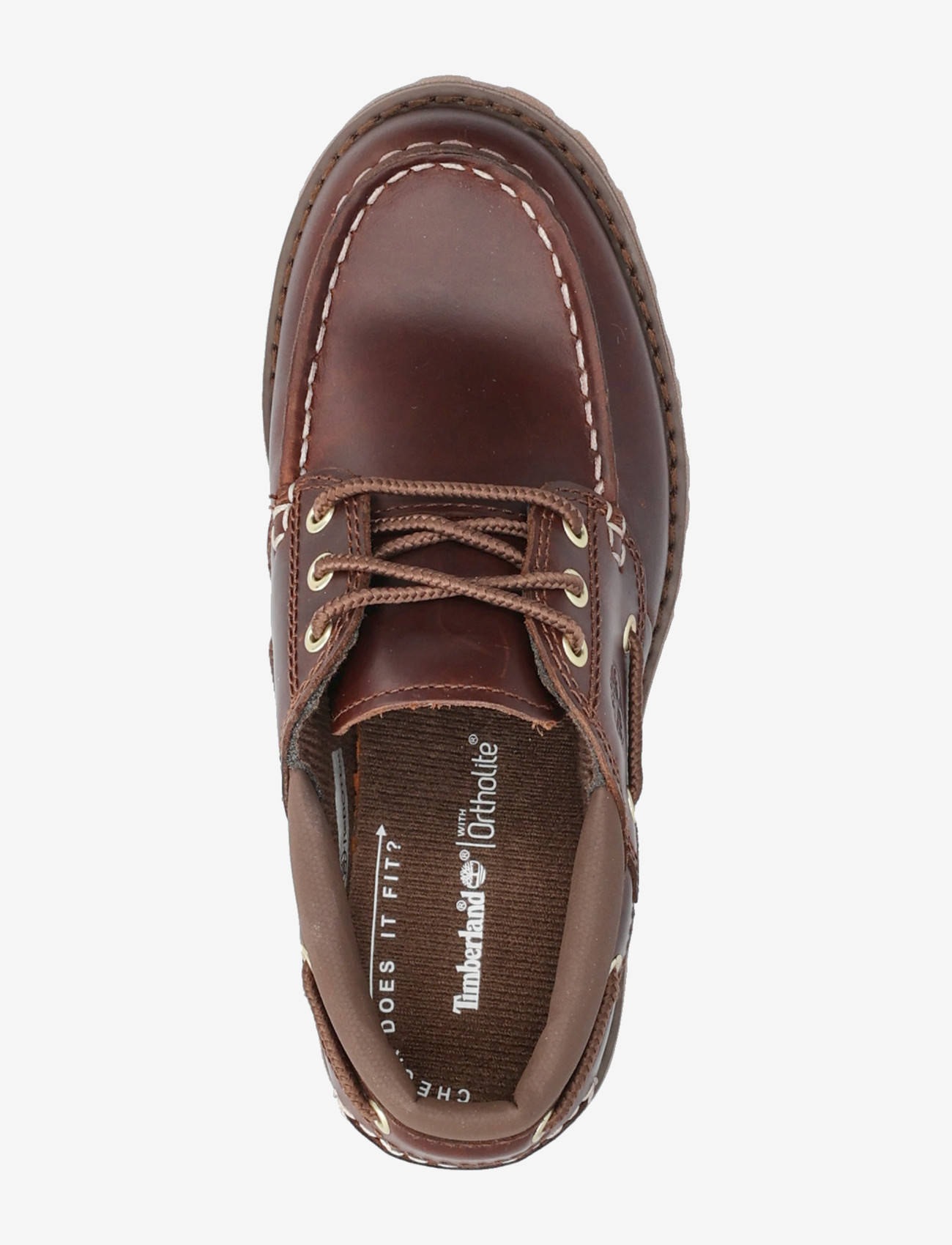 Timberland - Timberland Authentic BOAT SHOE RUST FULL GRAIN - derby kingad - rust/copper - 3