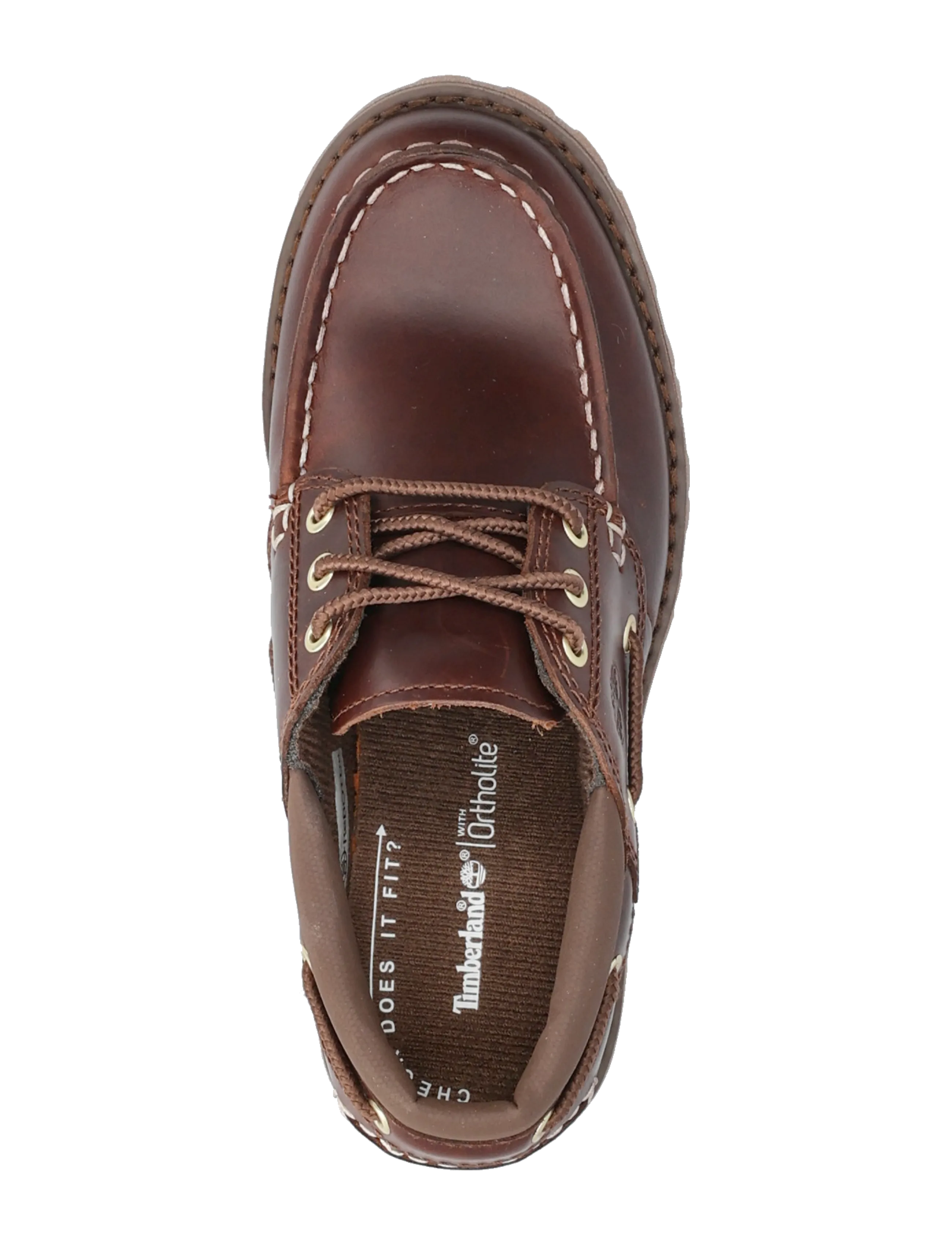 Timberland - Timberland Authentic BOAT SHOE RUST FULL GRAIN - derby skór - rust/copper - 3