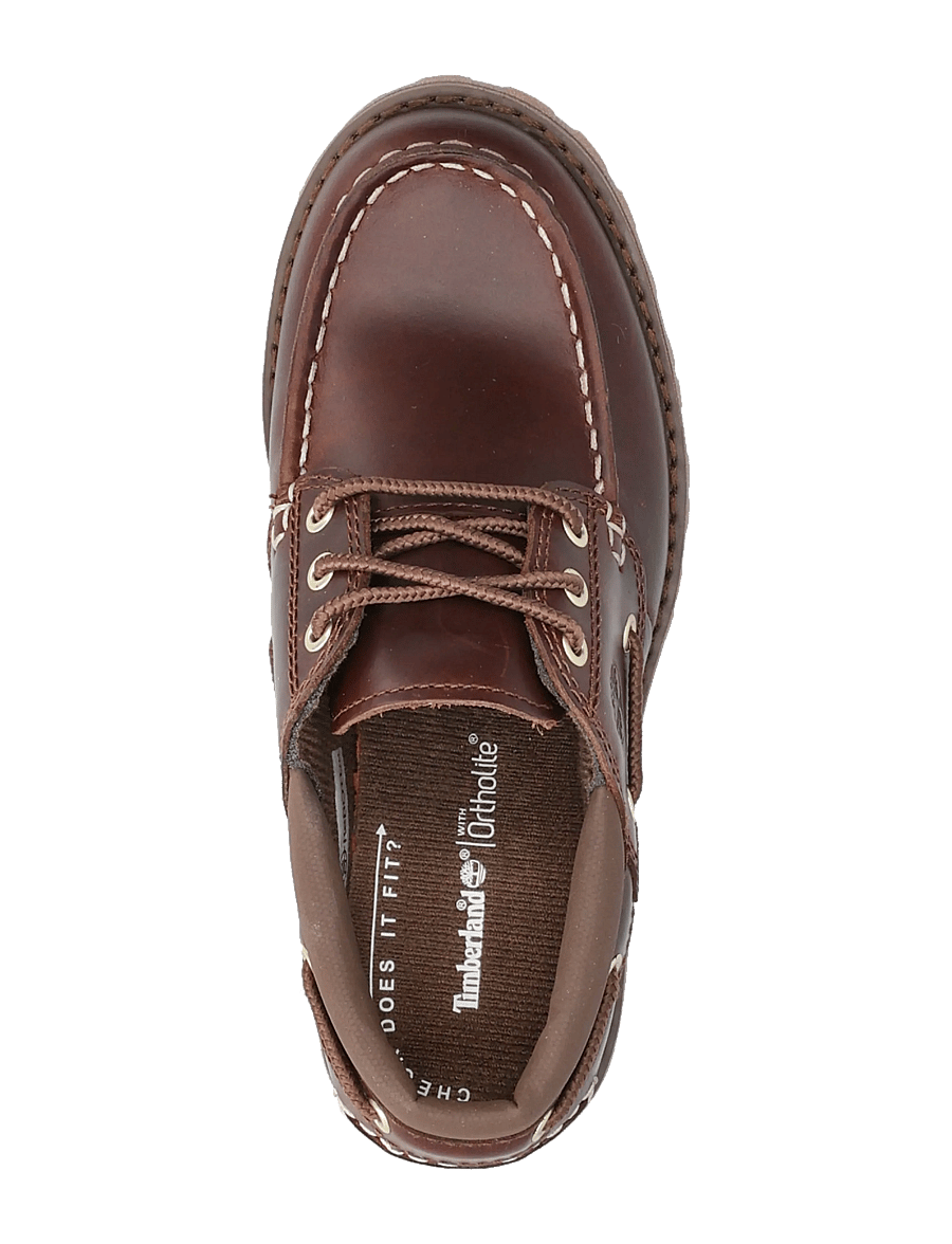 Timberland - Timberland Authentic BOAT SHOE RUST FULL GRAIN - derby shoes - rust/copper - 3