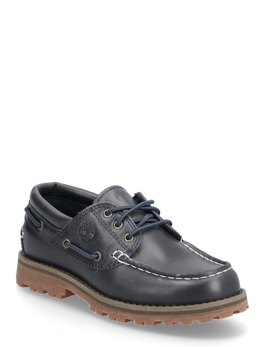 Timberland - Timberland Authentic BOAT SHOE NAVY FULL GRAIN - derby apavi - navy - 0